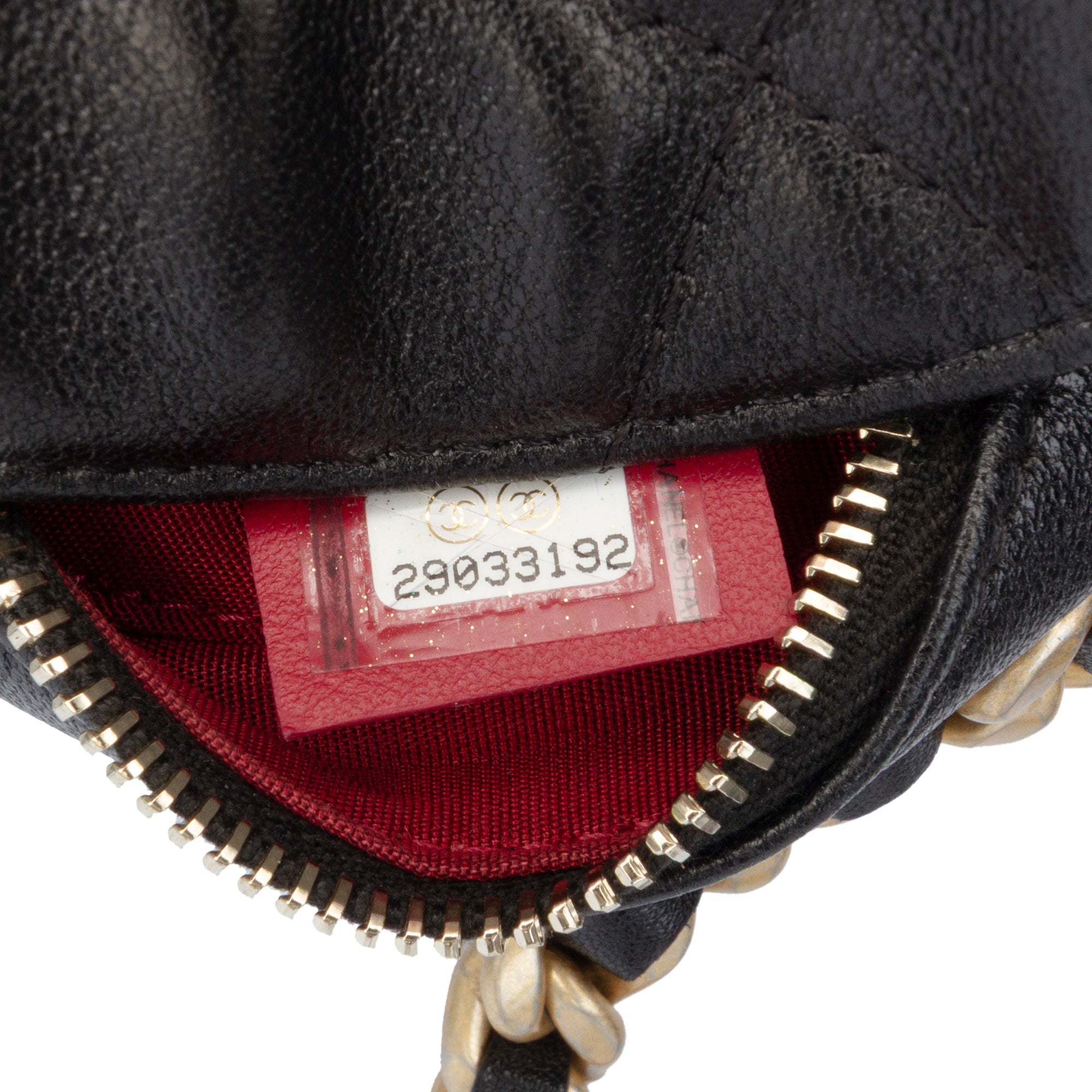 Lambskin 19 Round Clutch with Chain