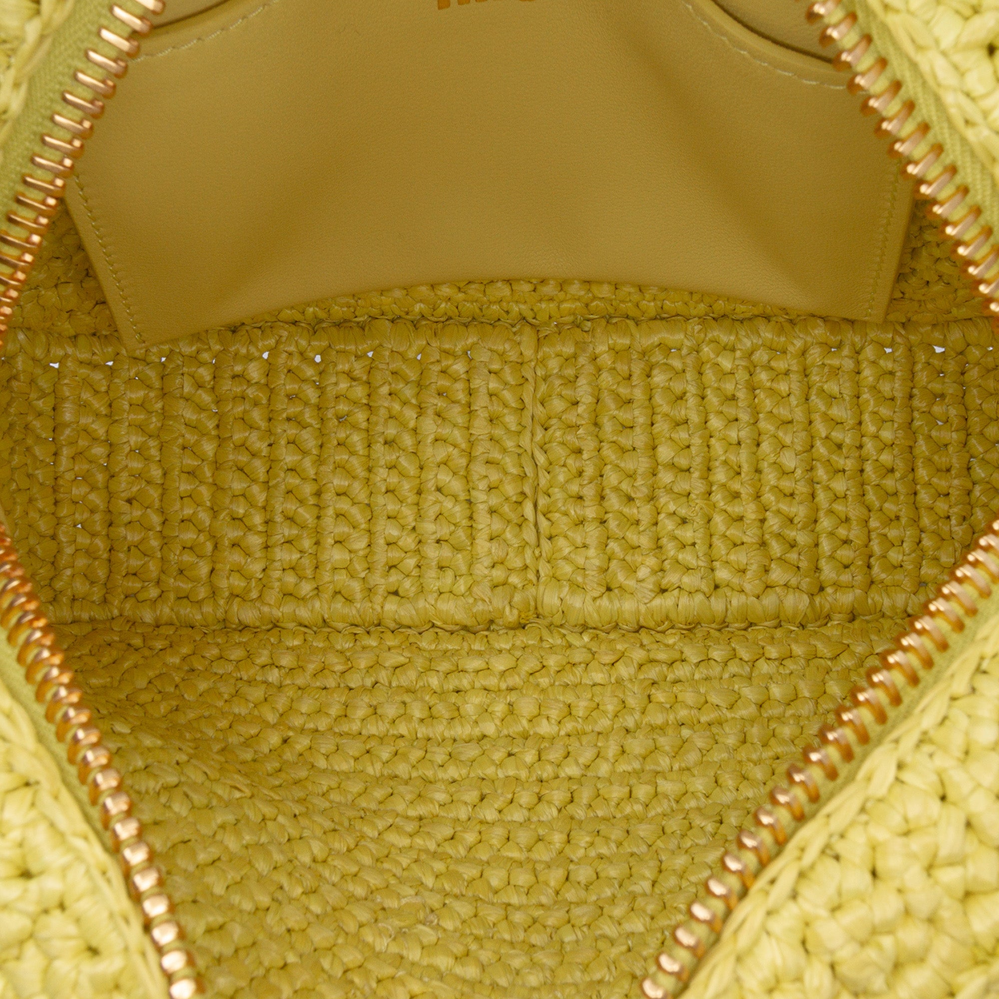 Miu Miu Raffia Crochet Arcadie Top Handle Bag