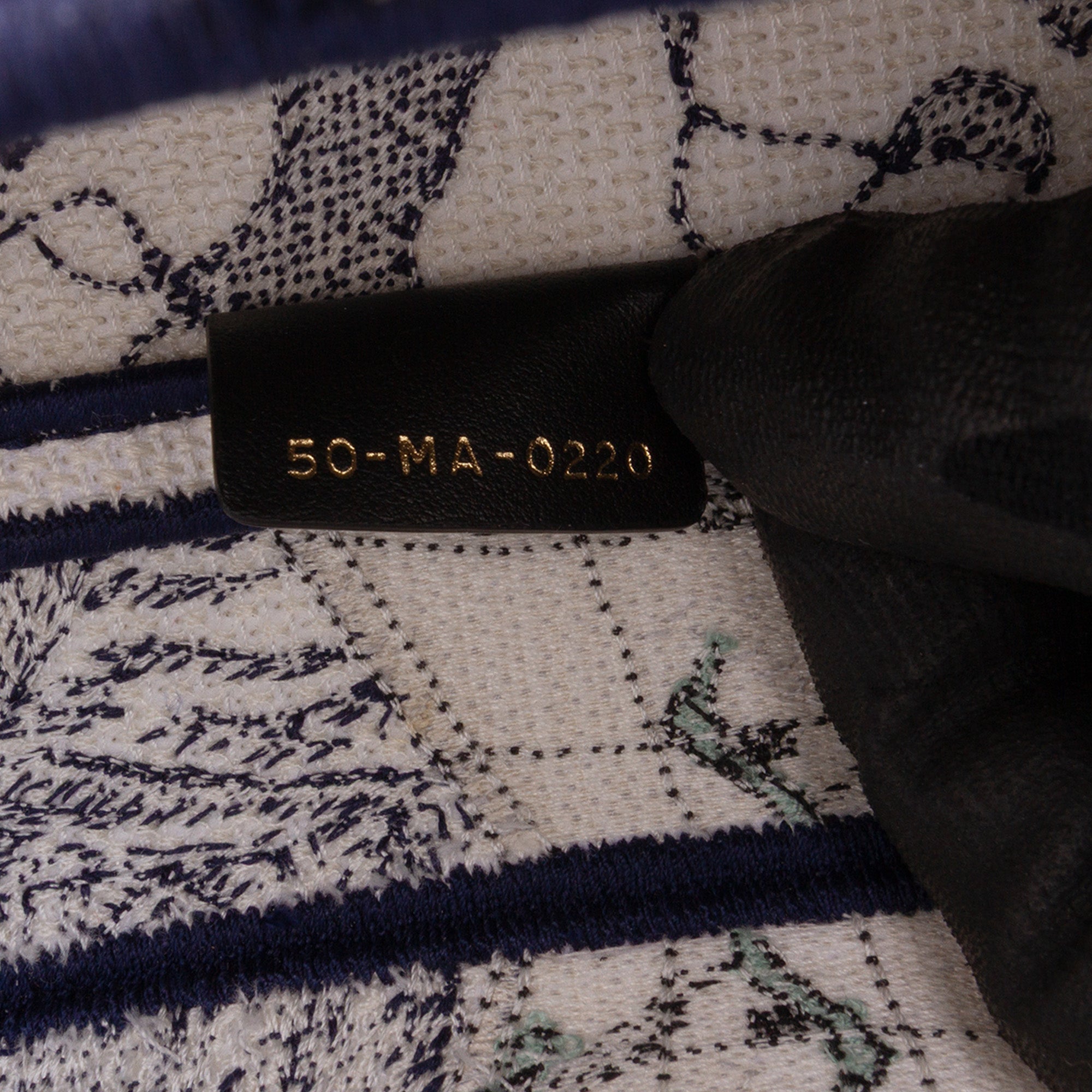 Canvas Embroidered Around the World Saddle Bag