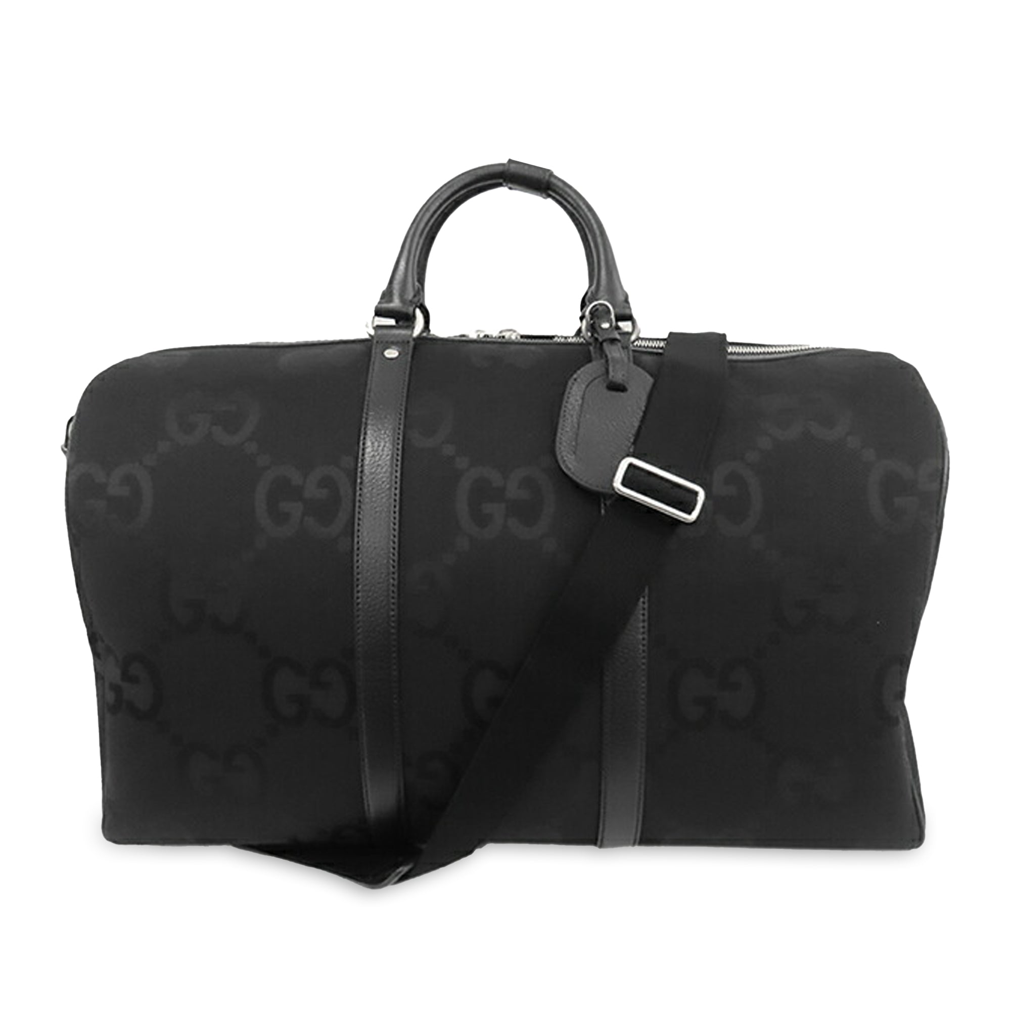 Large Jumbo GG Canvas Duffle Bag
