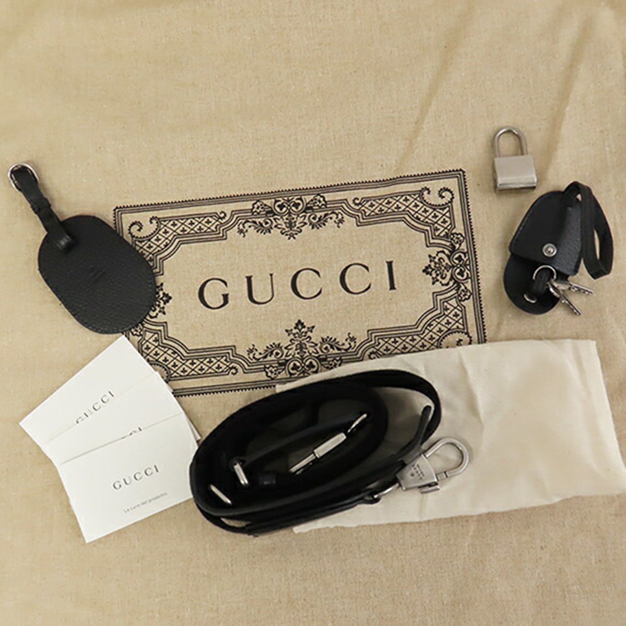 Large Jumbo GG Canvas Duffle Bag