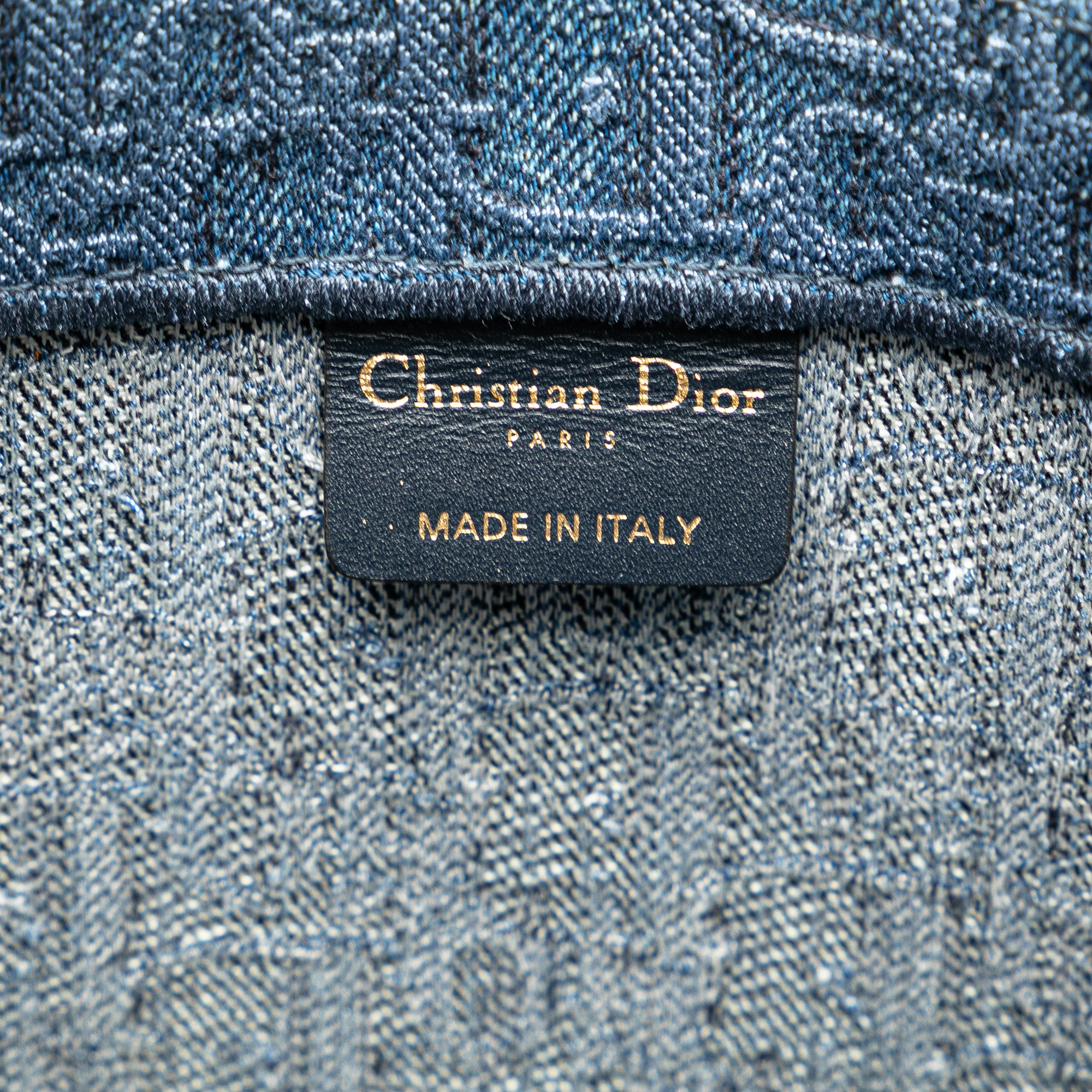 Dior Large Oblique Denim Book Tote
