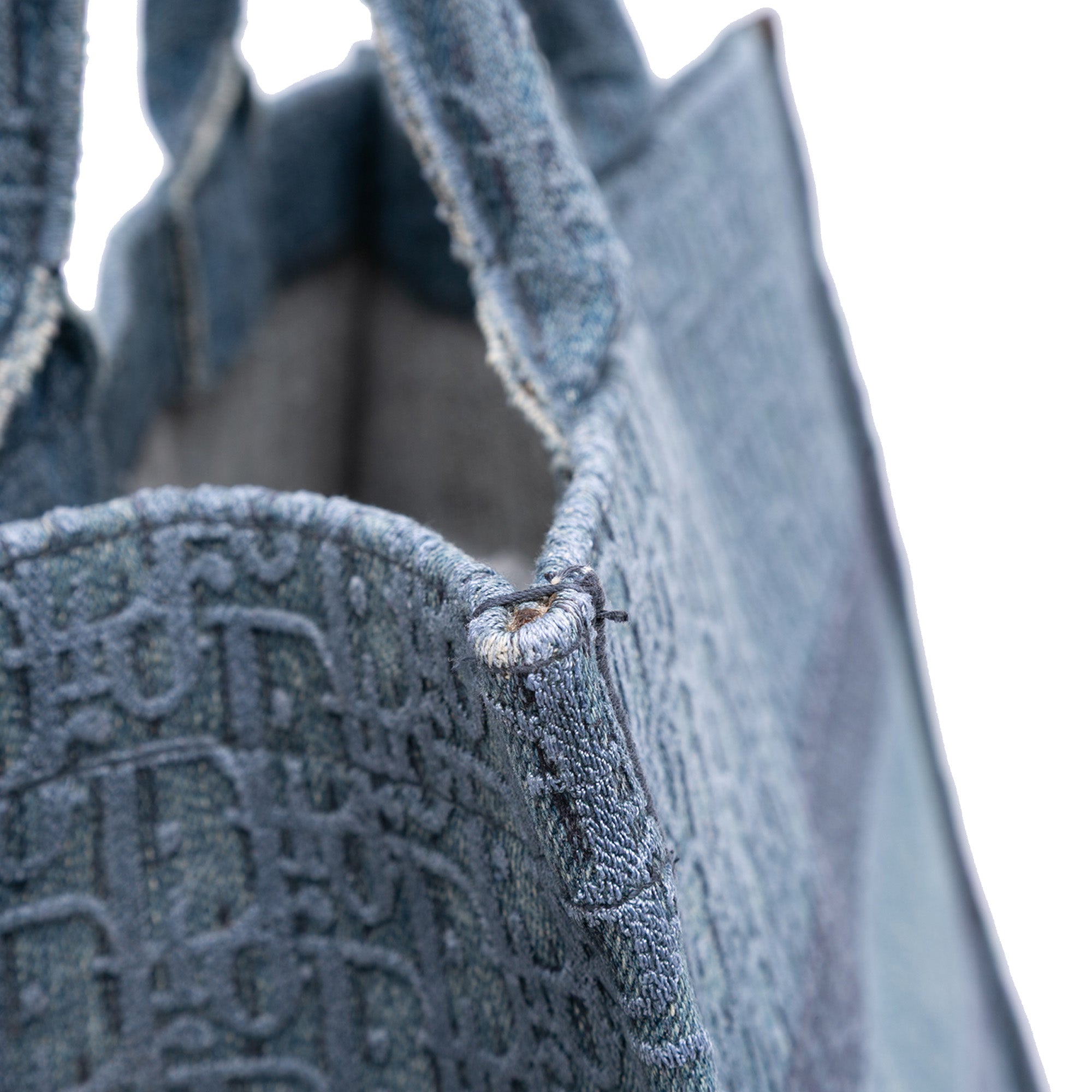 Dior Medium Oblique Denim Book Tote