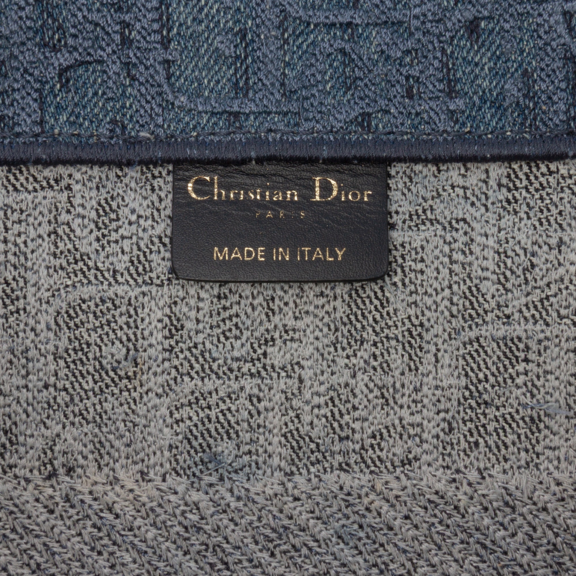 Dior Medium Oblique Denim Book Tote