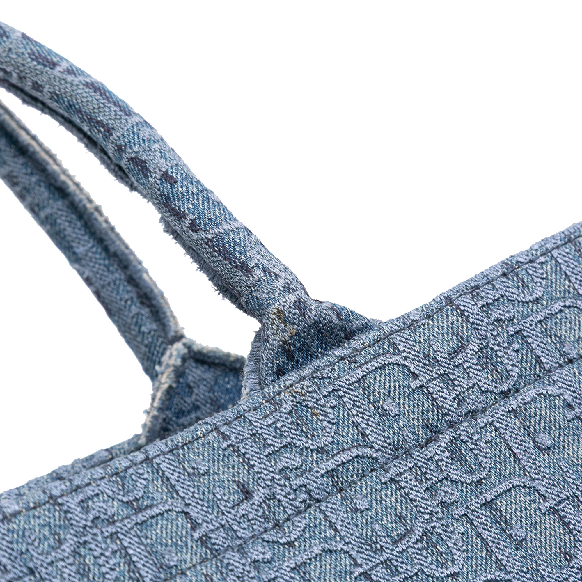 Medium Oblique Denim Book Tote