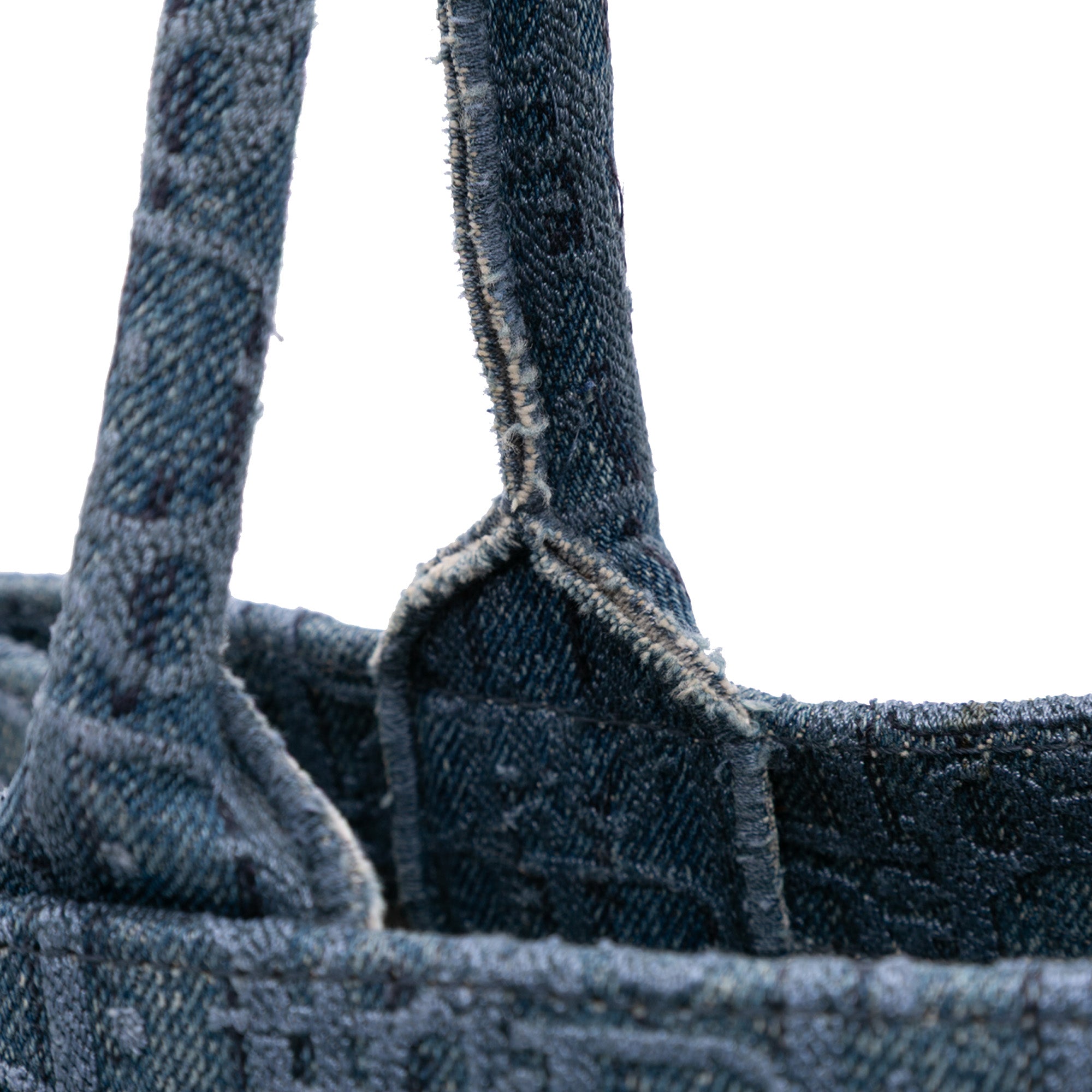Dior Medium Oblique Denim Book Tote