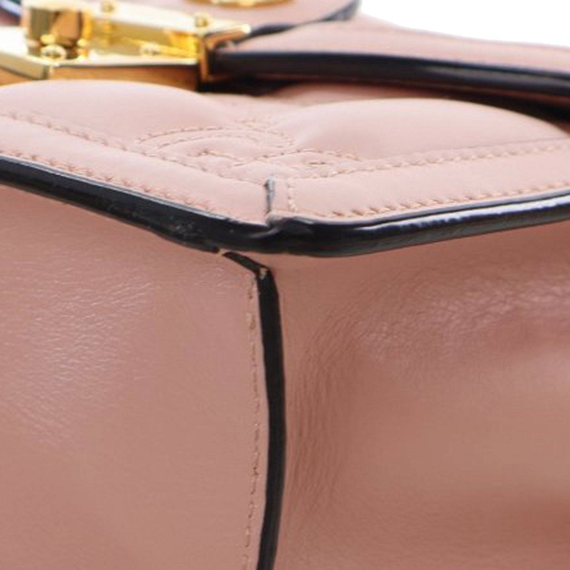 Gucci Small GG Matelasse Leather Top Handle Bag