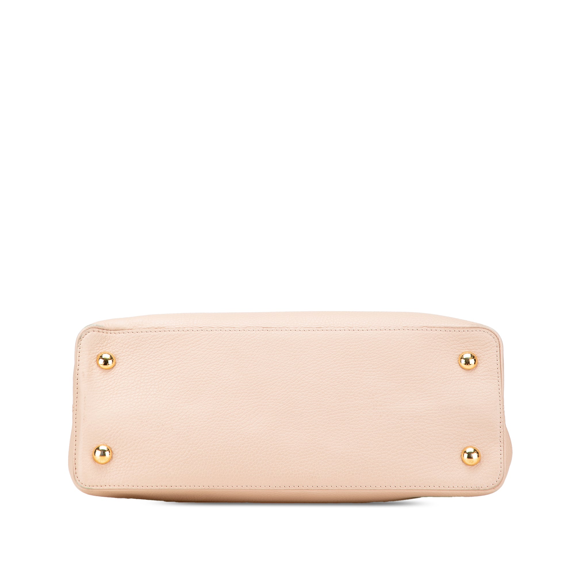 Louis Vuitton Taurillon Studdy Capucines MM