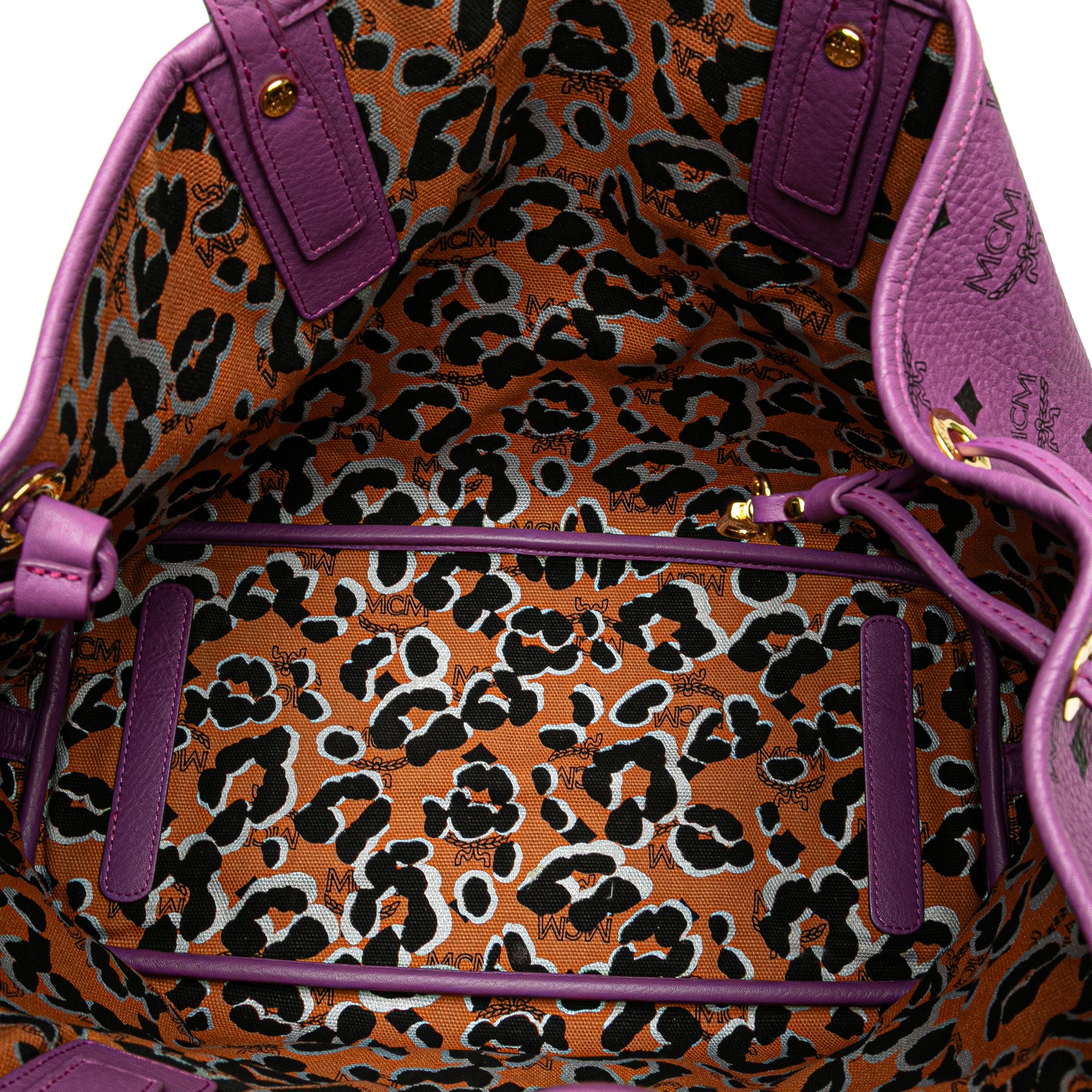 Medium Visetos Coasted Canvas Project Reversible Shopper Tote