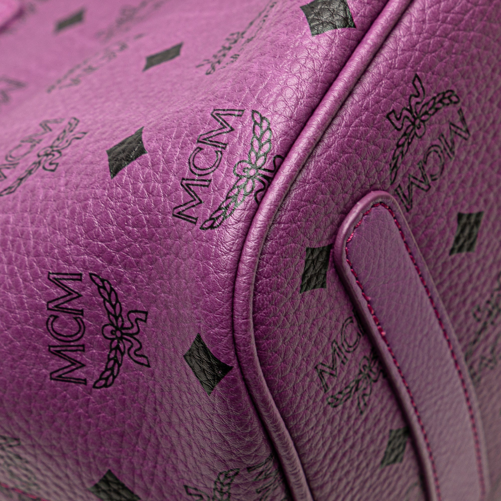 Medium Visetos Coasted Canvas Project Reversible Shopper Tote