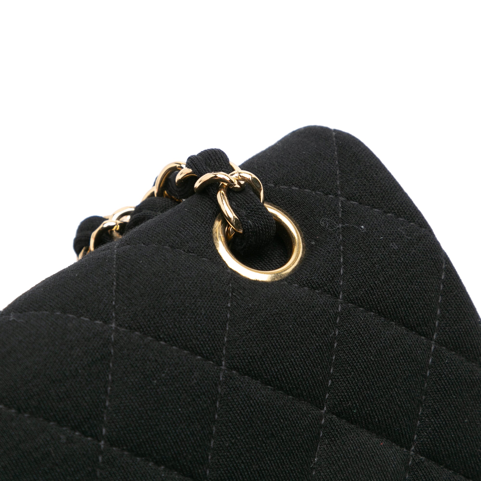 Chanel Medium Classic Jersey Double Flap
