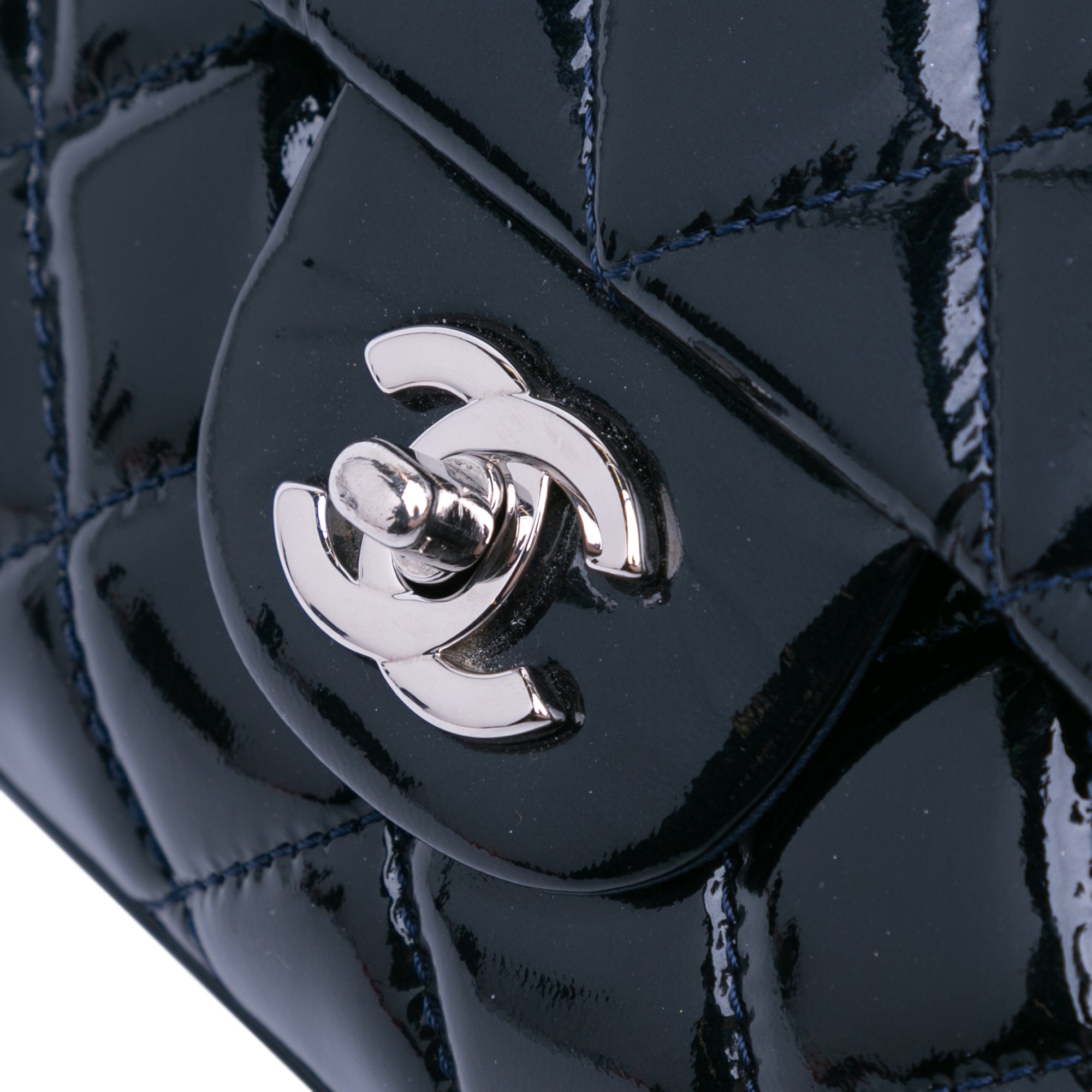 Chanel Jumbo Patent 3 Accordion Flap