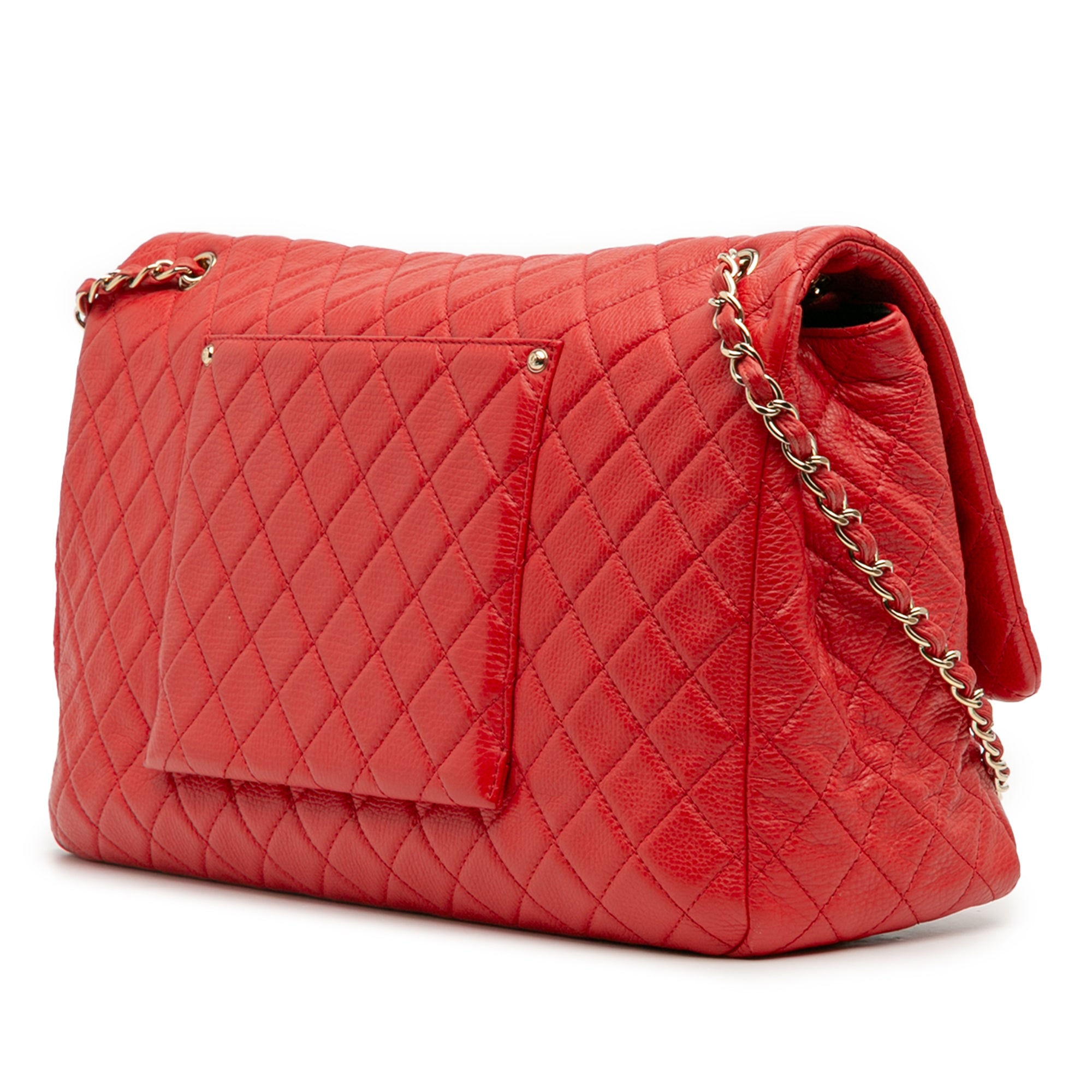 XXL Quilted Calfskin Travel Flap