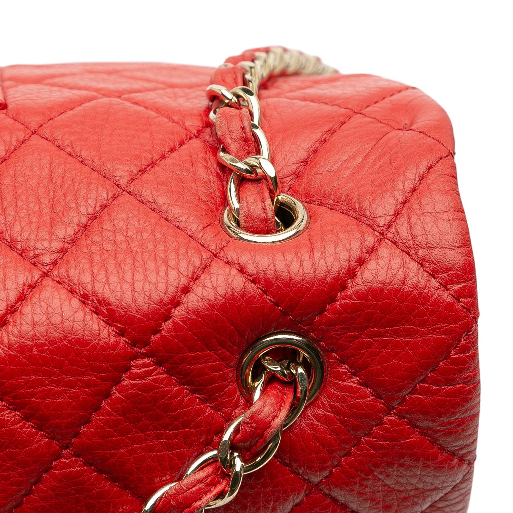 XXL Quilted Calfskin Travel Flap