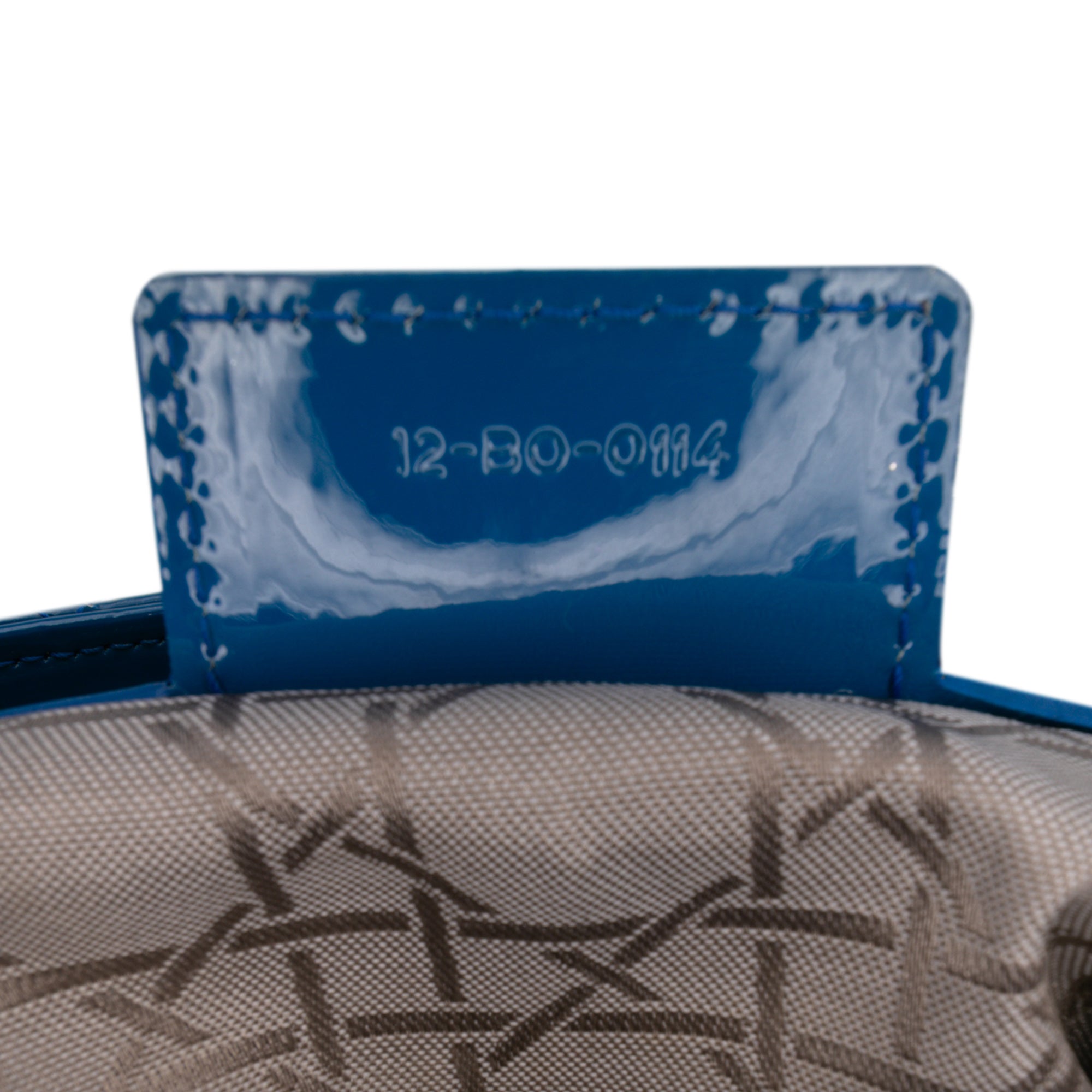 Large Patent Cannage Lady Dior