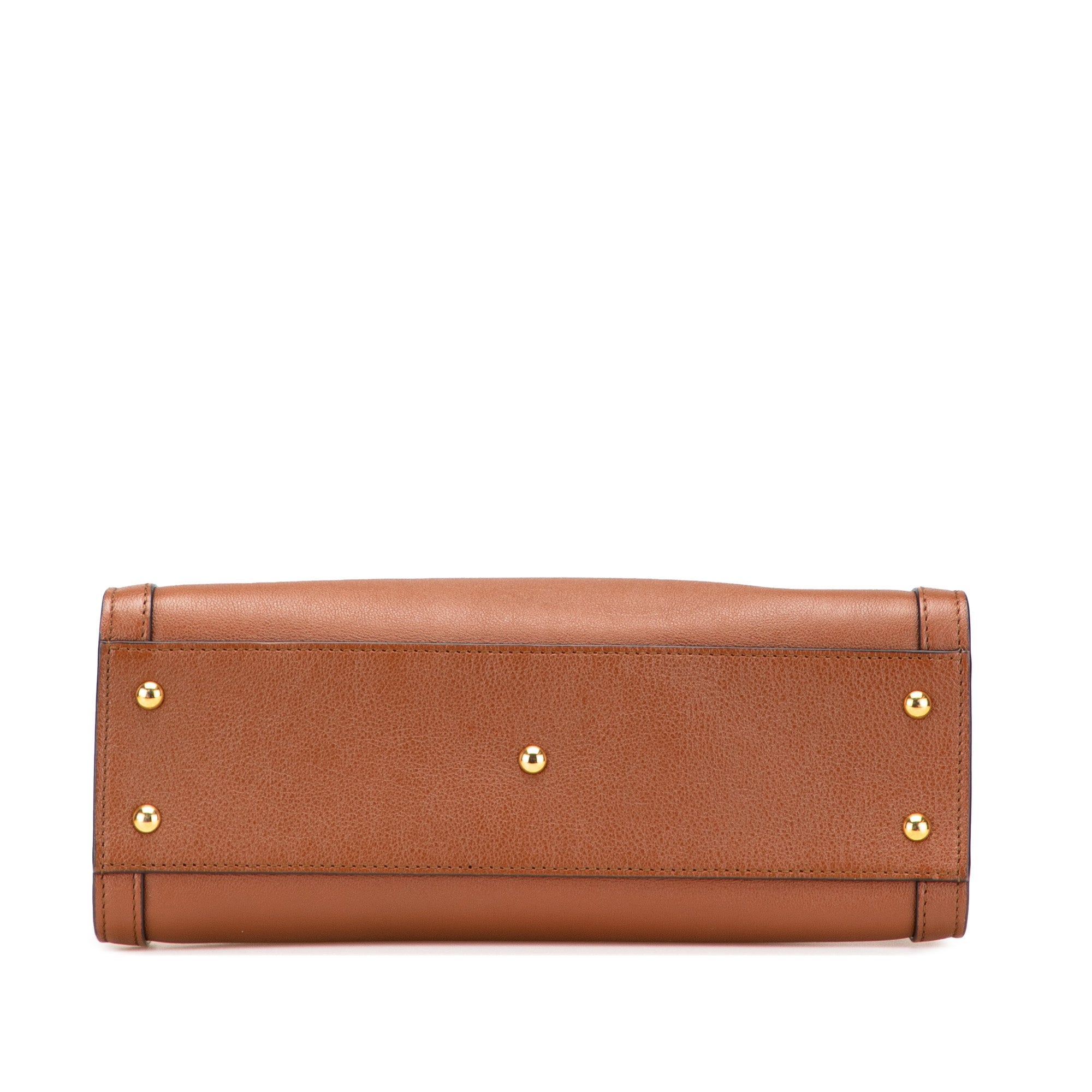 Gucci Small Leather Bamboo Diana Satchel