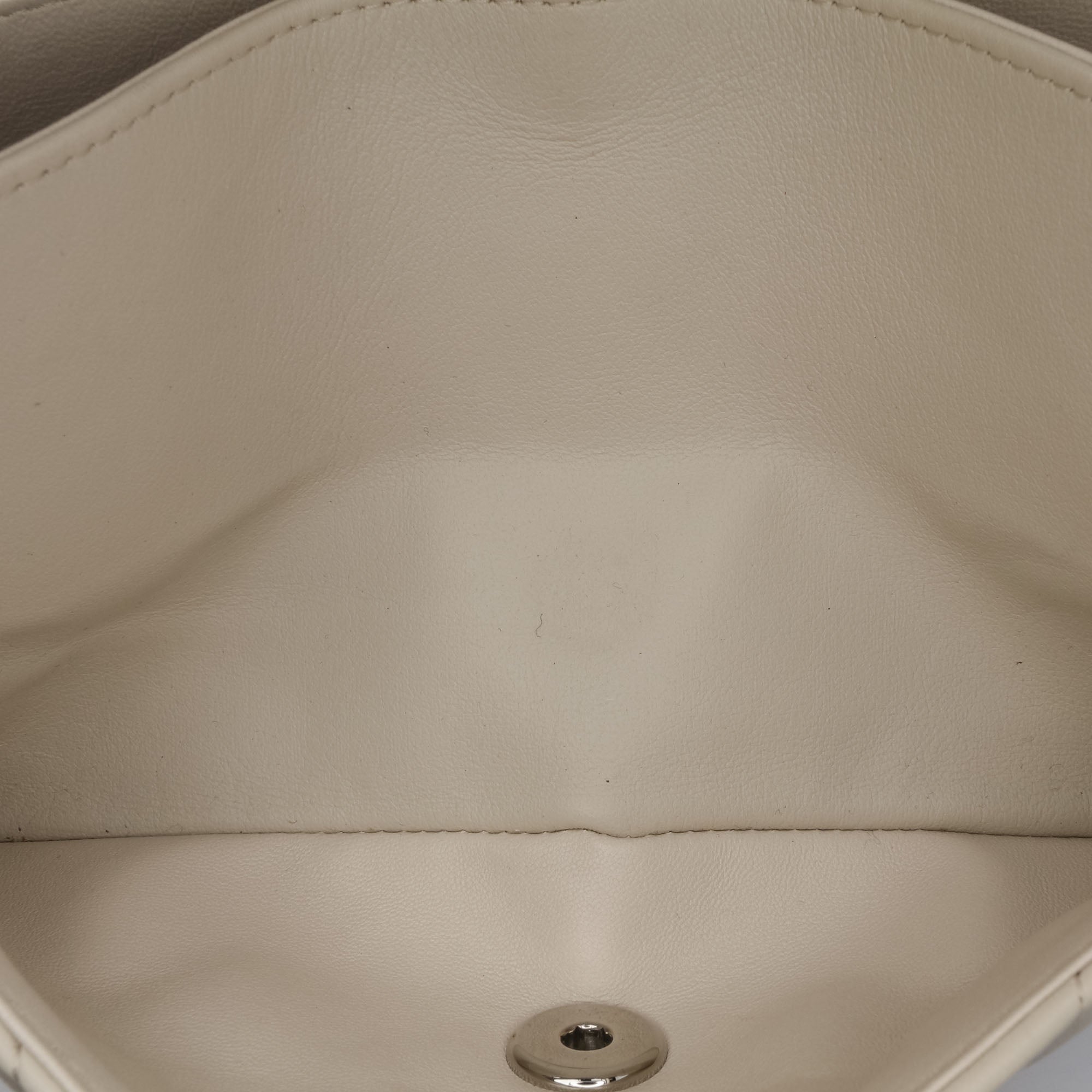 Small Classic Chevron Lambskin Double Flap