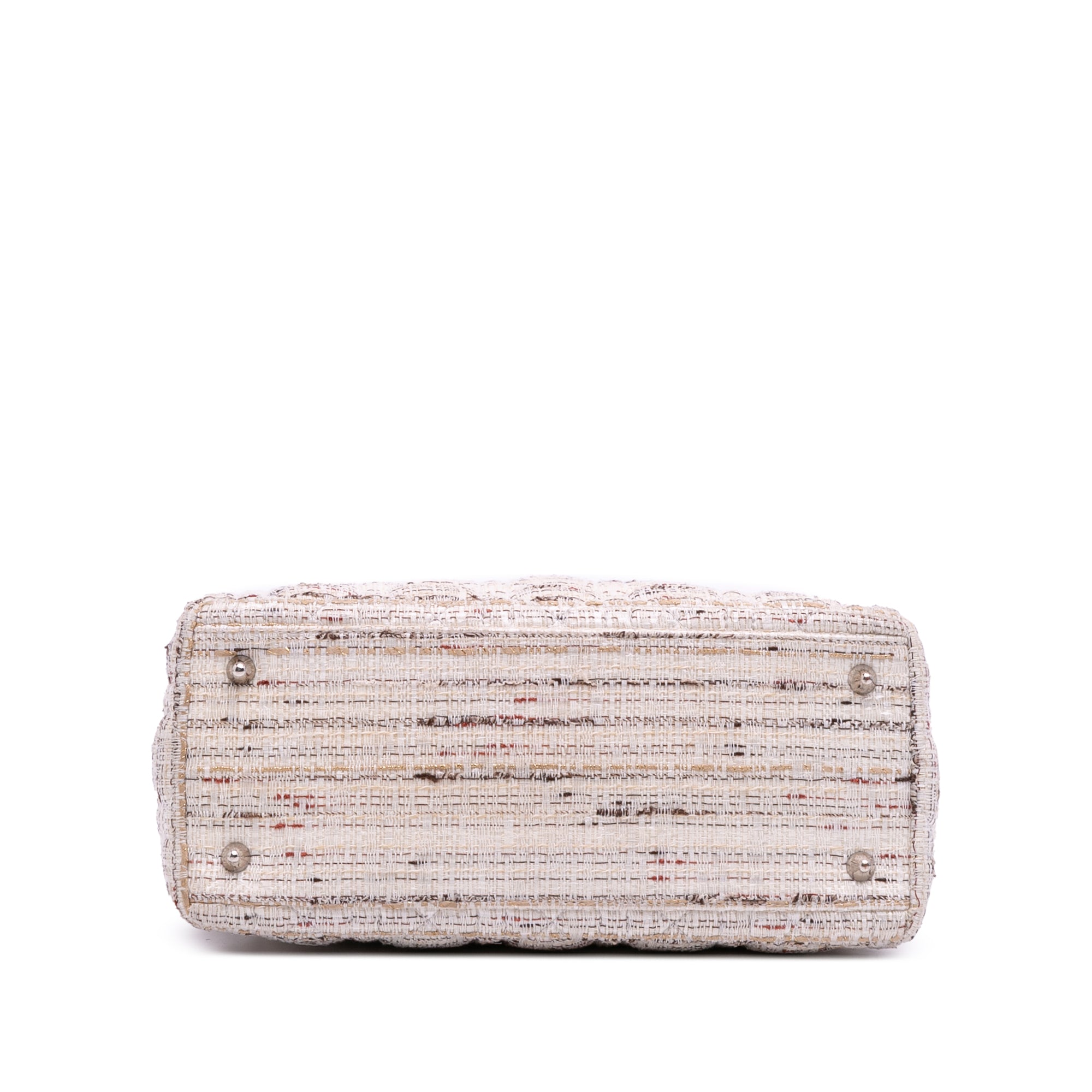 Medium Tweed Cannage Lady Dior