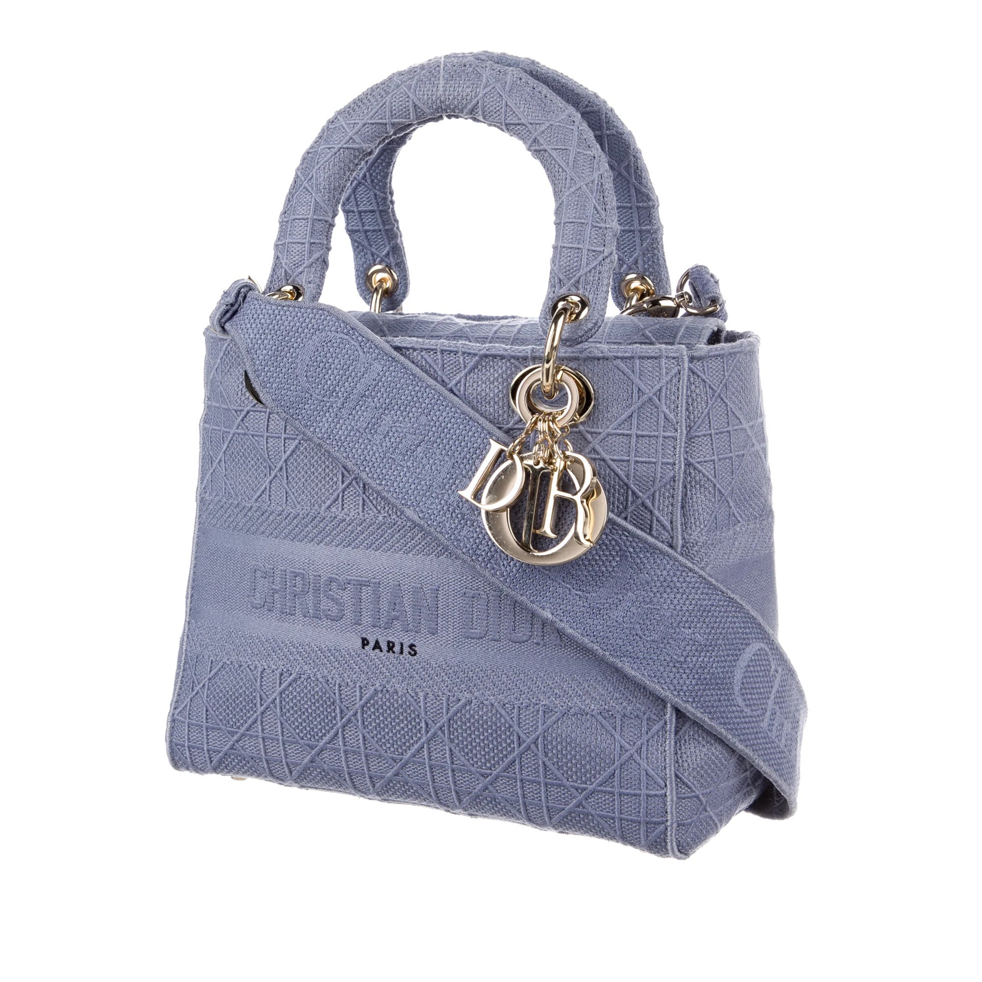 Dior Medium Canvas Cannage Lady D Lite