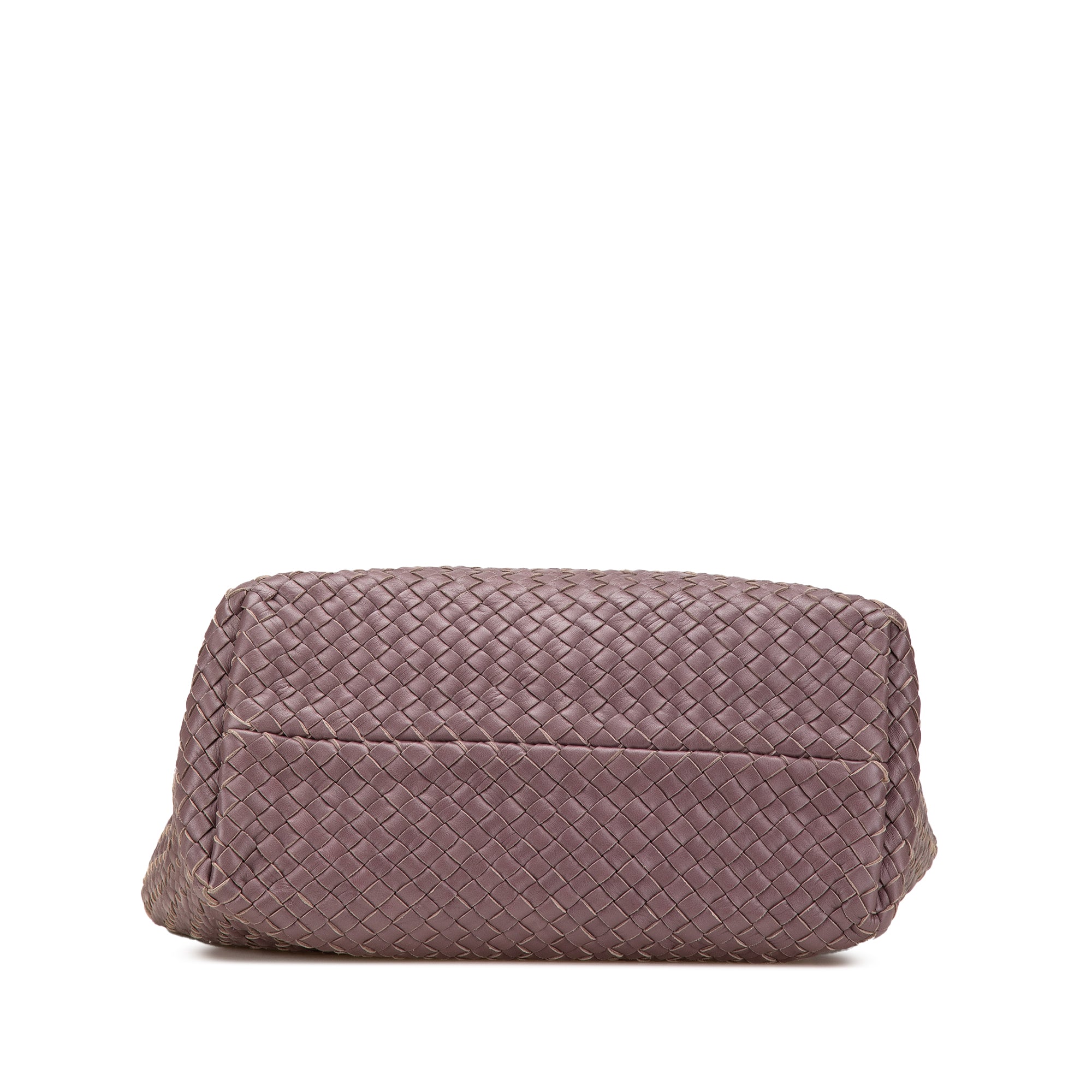 Bottega Veneta Lambskin Intreccio Cabat Tote