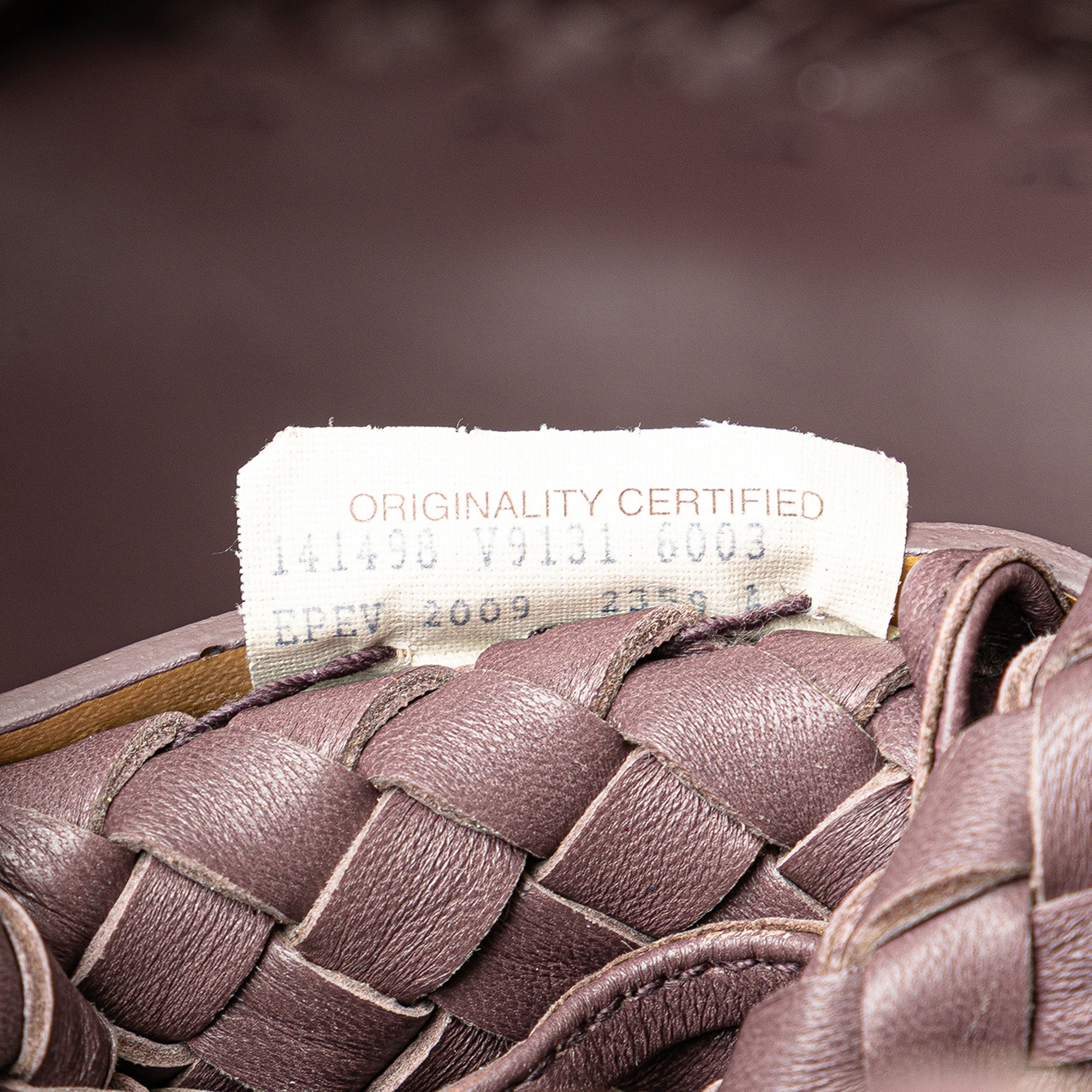 Bottega Veneta Lambskin Intreccio Cabat Tote