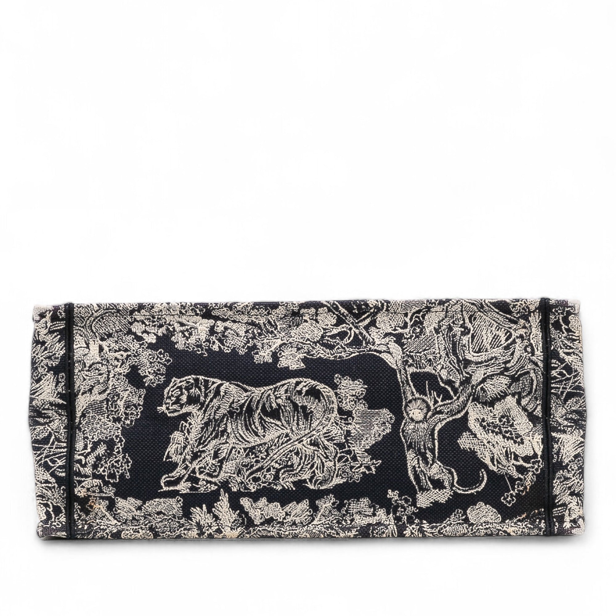 Dior Large Canvas Toile de Jouy Reverse Embroidered Book Tote