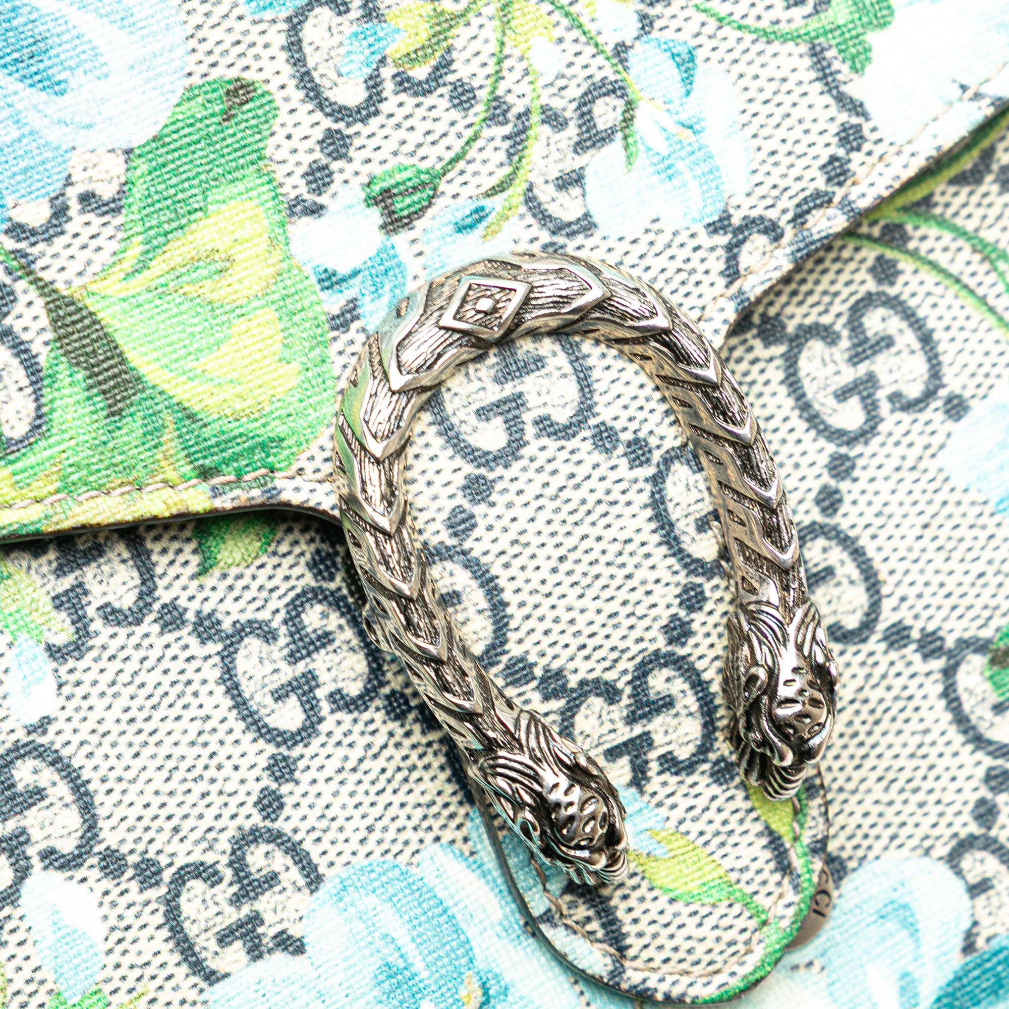 GG Supreme Dionysus Blooms Chain Wallet