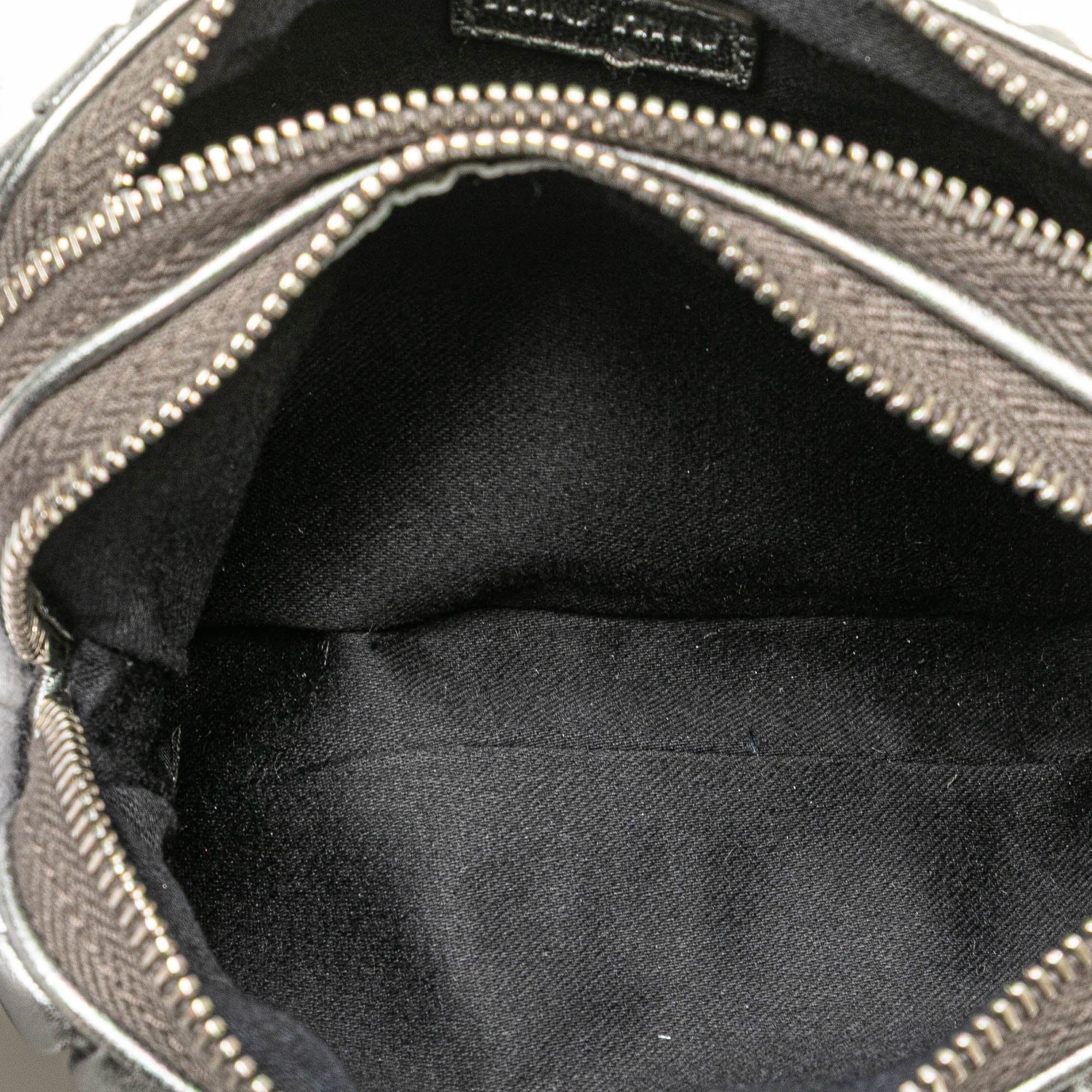 Nappa Matelasse Double Zip Clutch