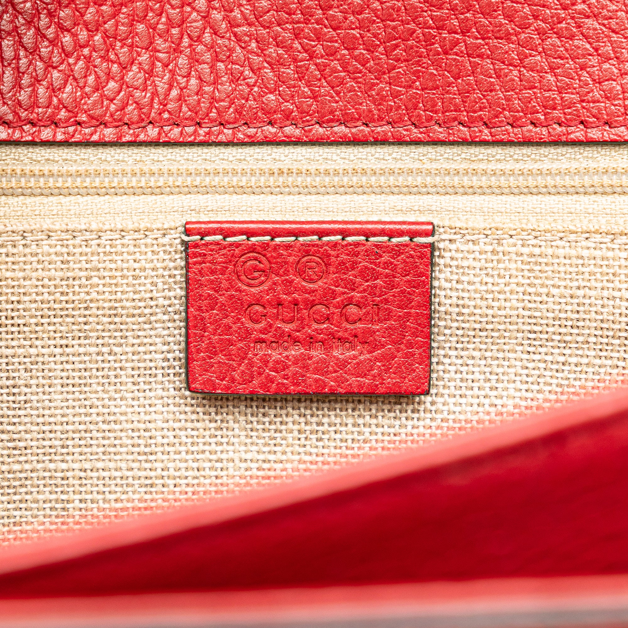 Medium Dollar Calfskin Interlocking G Crossbody