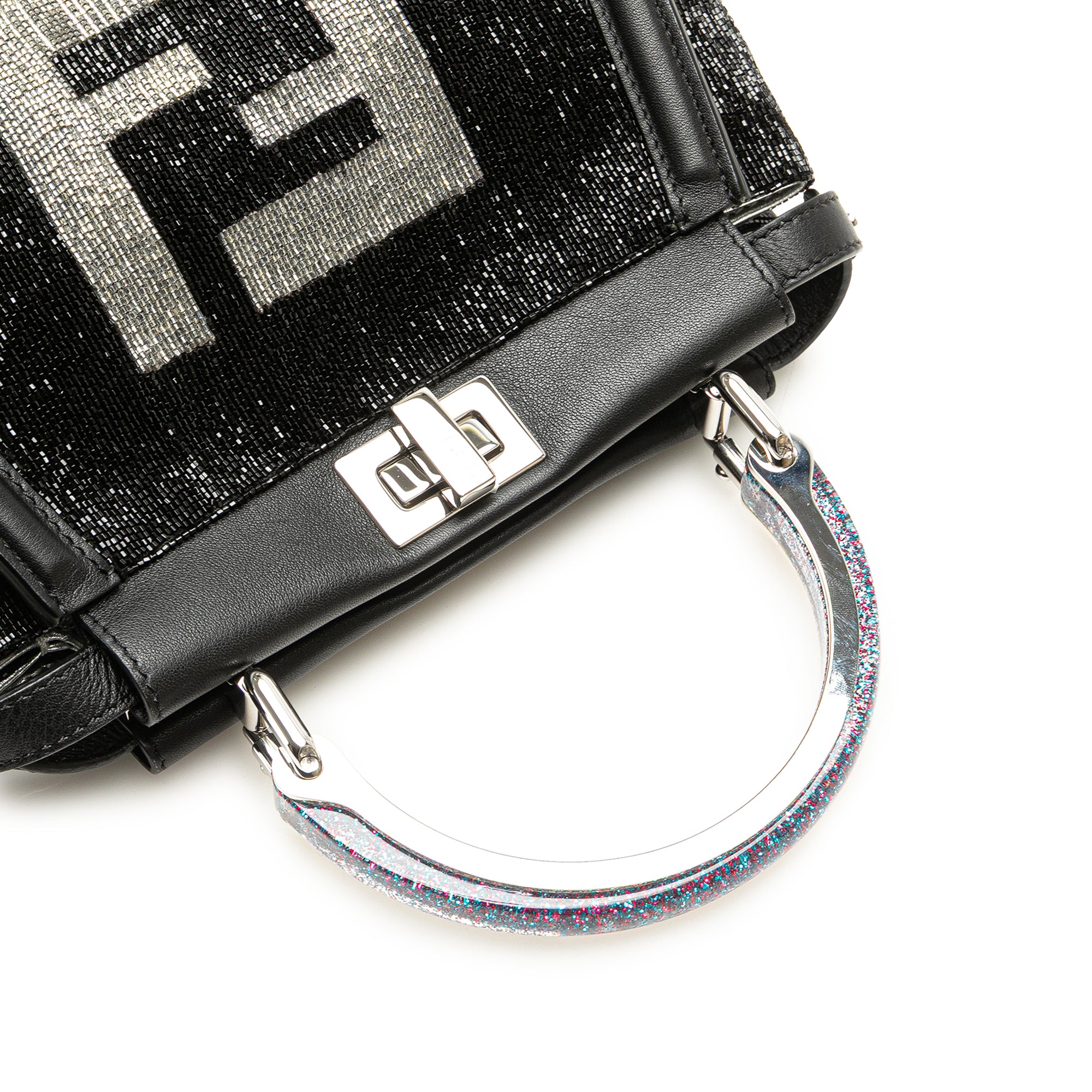 Mini Leather Beaded Peekaboo Iconic