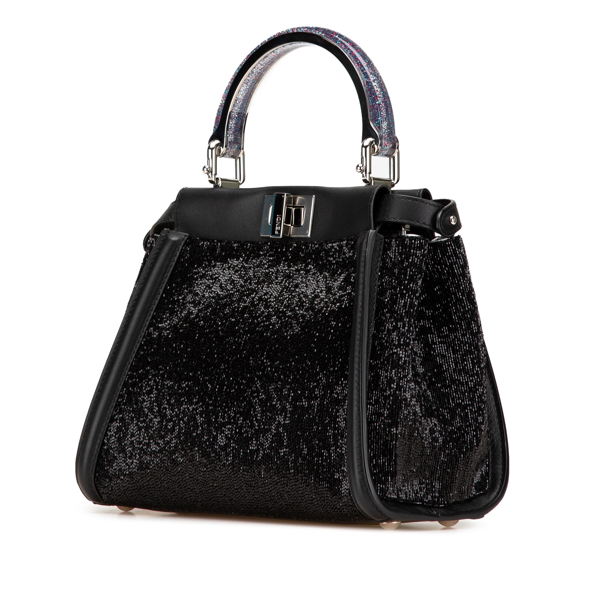 Mini Leather Beaded Peekaboo Iconic