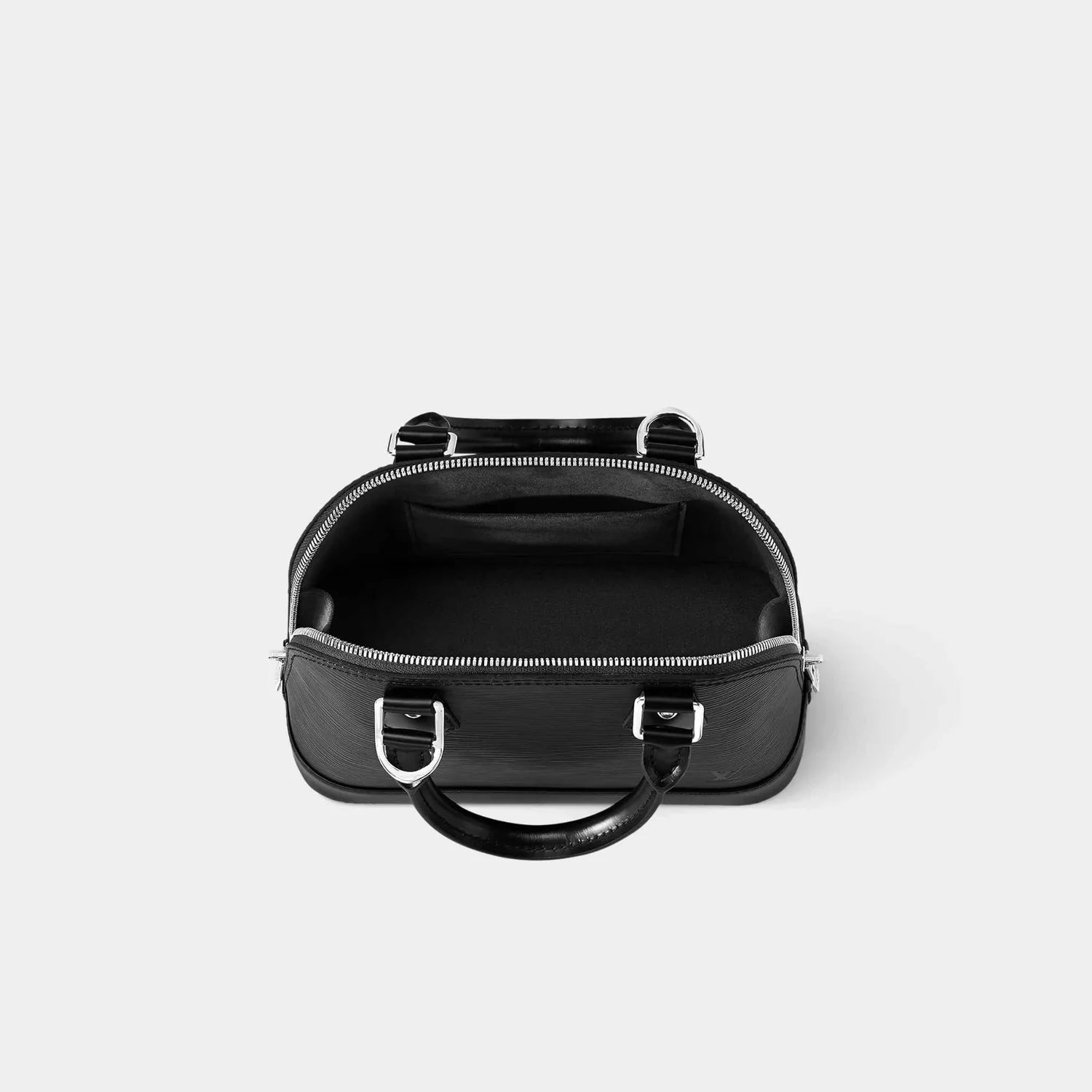 LOUIS VUITTON Alma BB Epi Leather Handbag with Jacquard Strap - Quartz