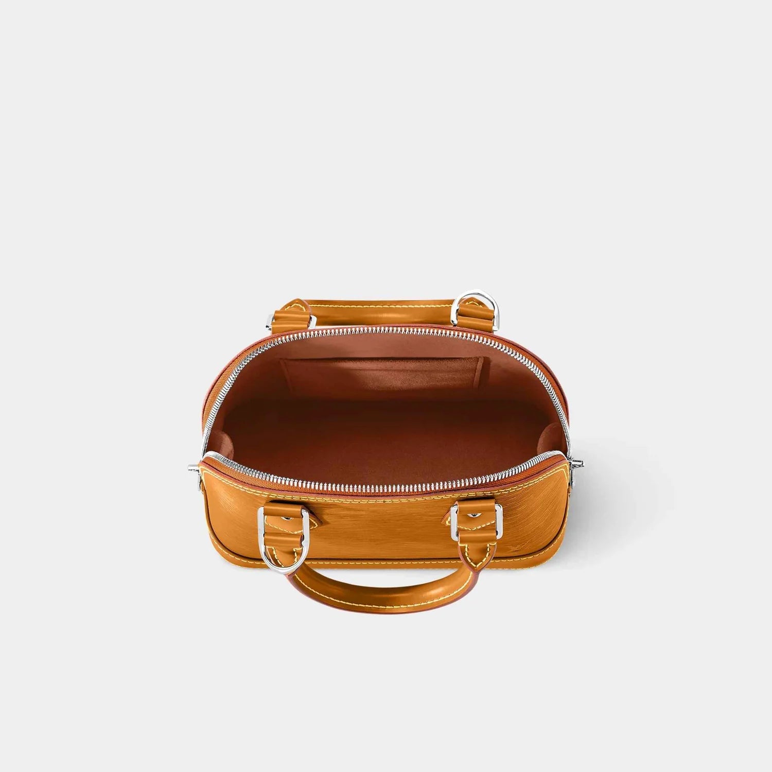 LOUIS VUITTON Alma BB Epi Leather Handbag with Jacquard Strap - Quartz