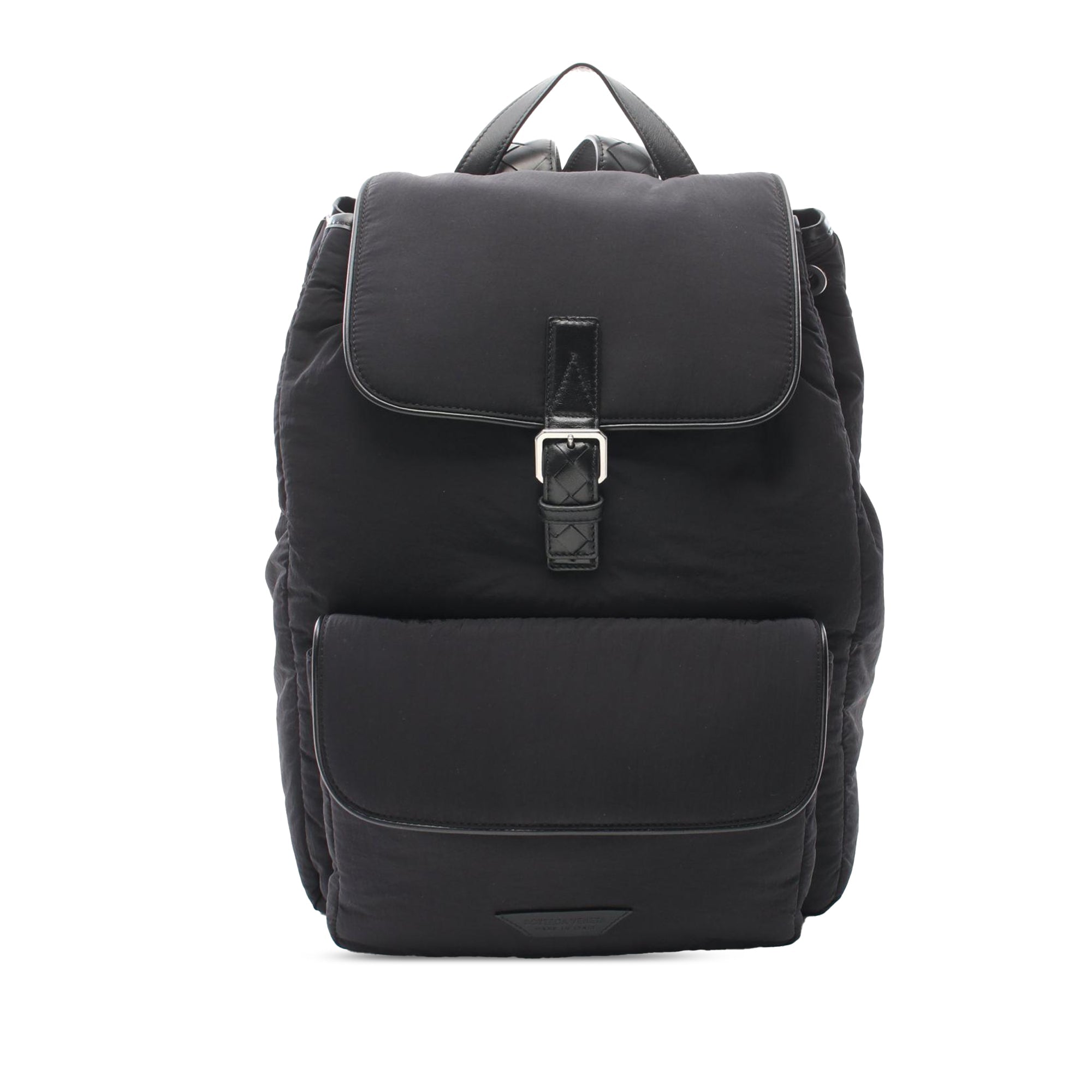 Bottega Veneta Intrecciato Trimmed Nylon Crossroad Backpack - The Boutique