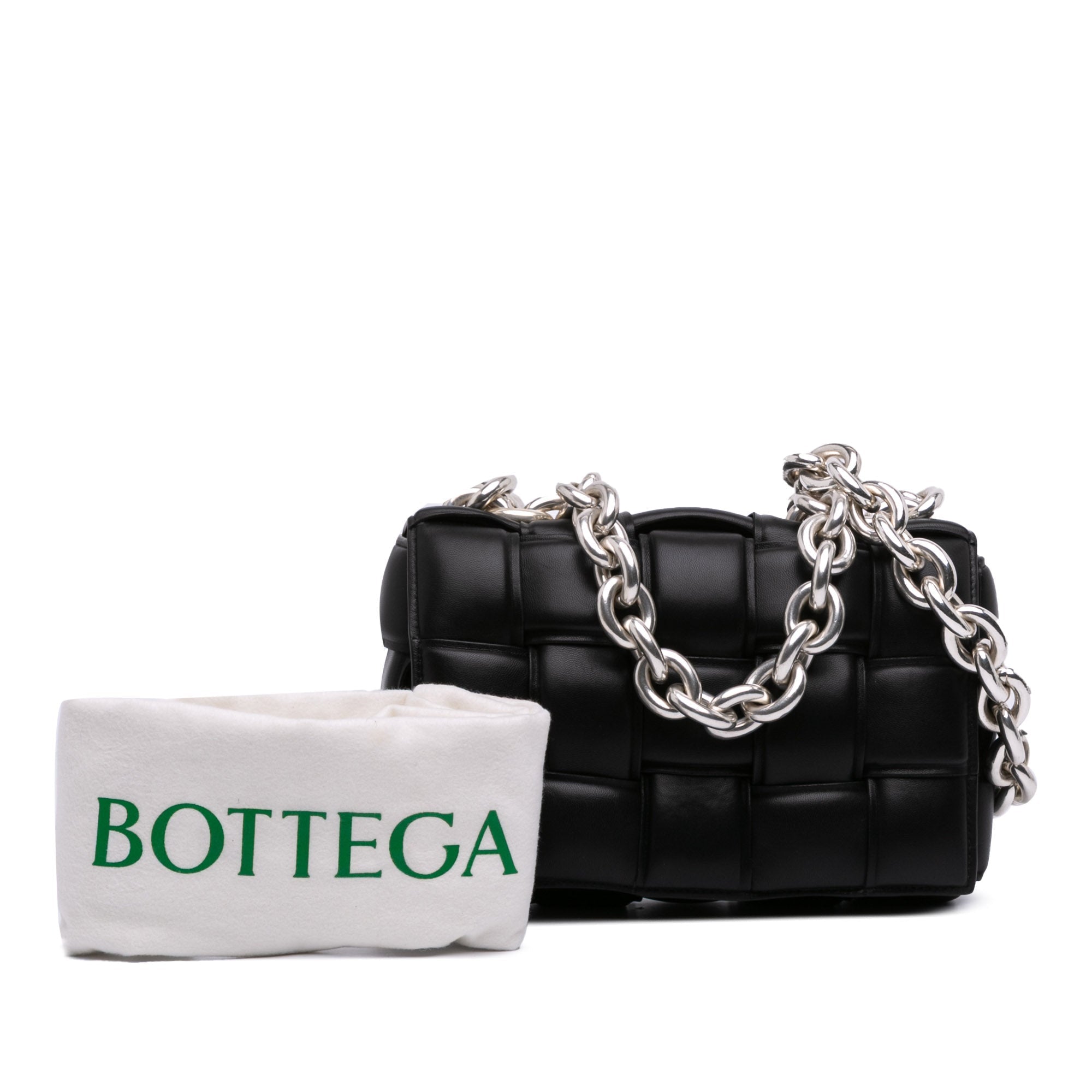 Bottega Veneta Nappa Intrecciato Padded Chain Cassette Satchel - The Boutique