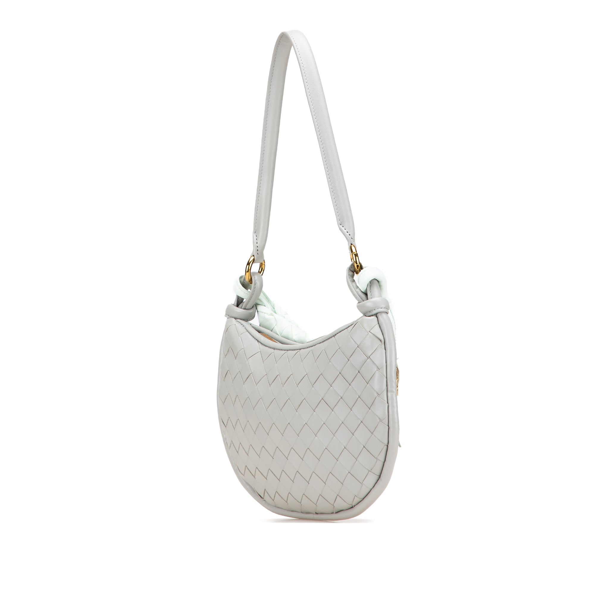 Bottega Veneta Small Bicolor Lambskin Intrecciato Gemelli Bag - The Boutique