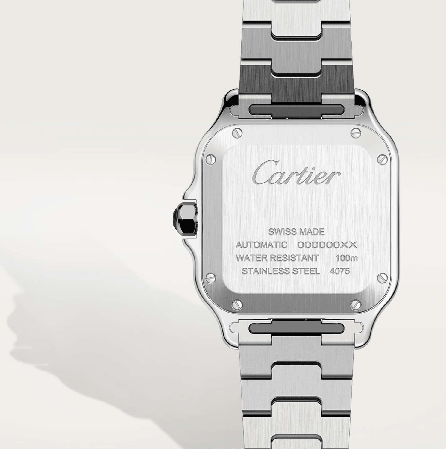 Cartier Santos de Cartier Medium Model Automatic Steel Watch - The Boutique