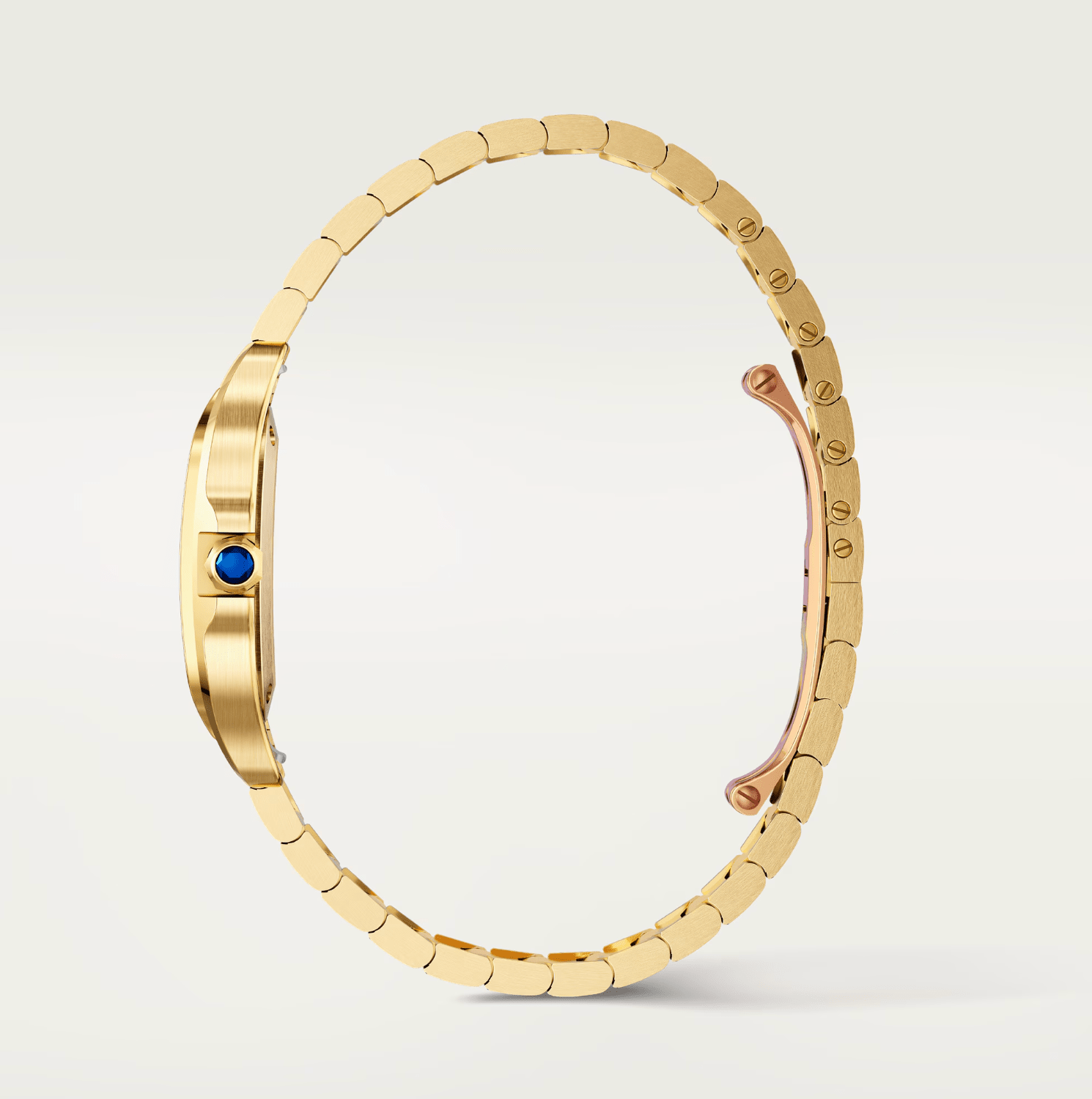 Cartier Santos de Cartier Small Yellow Gold Watch - The Boutique