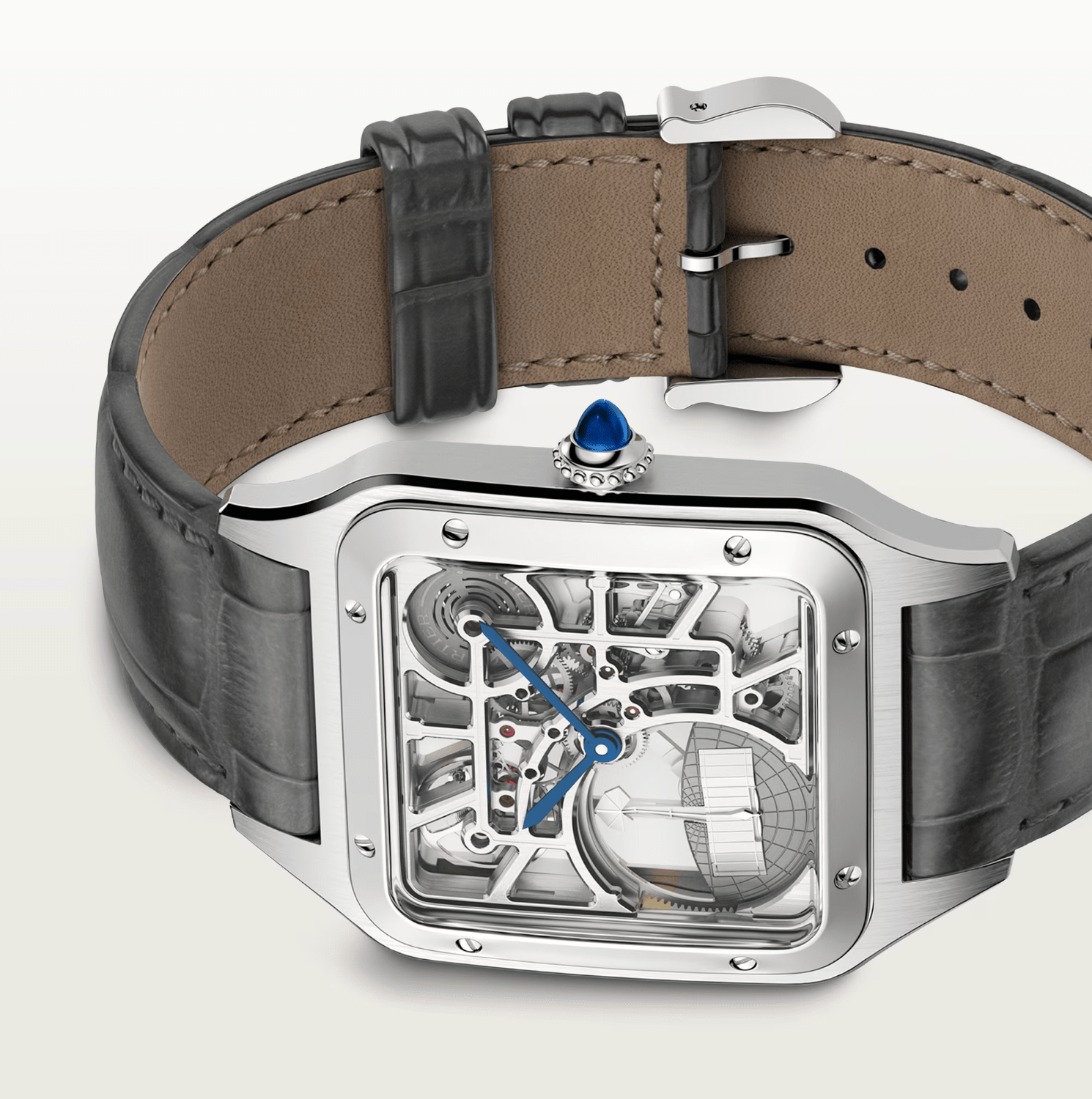 Cartier Santos-Dumont Skeleton Micro-Rotor Watch - The Boutique