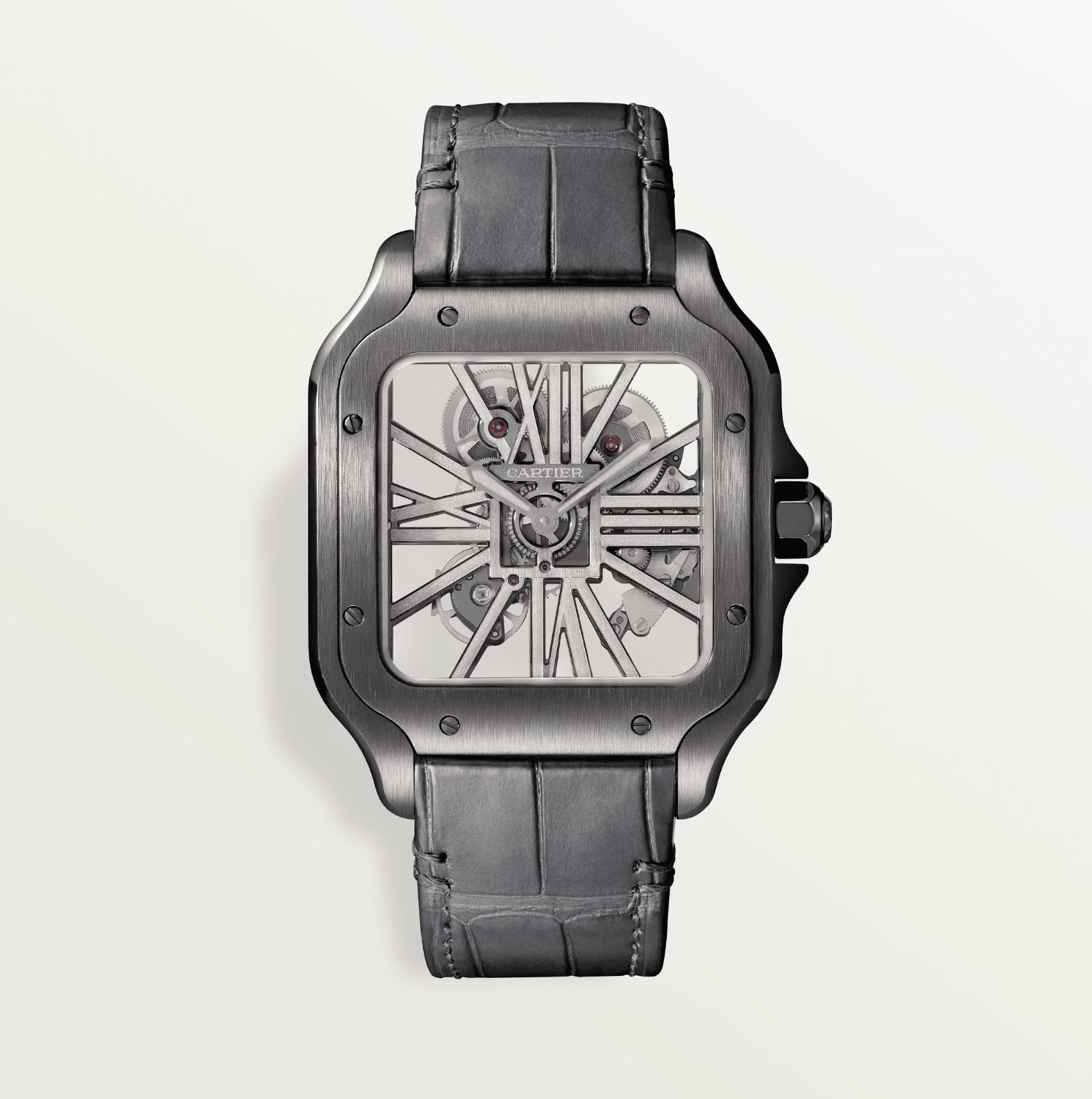Cartier Santos Skeleton ADLC Large Watch - The Boutique
