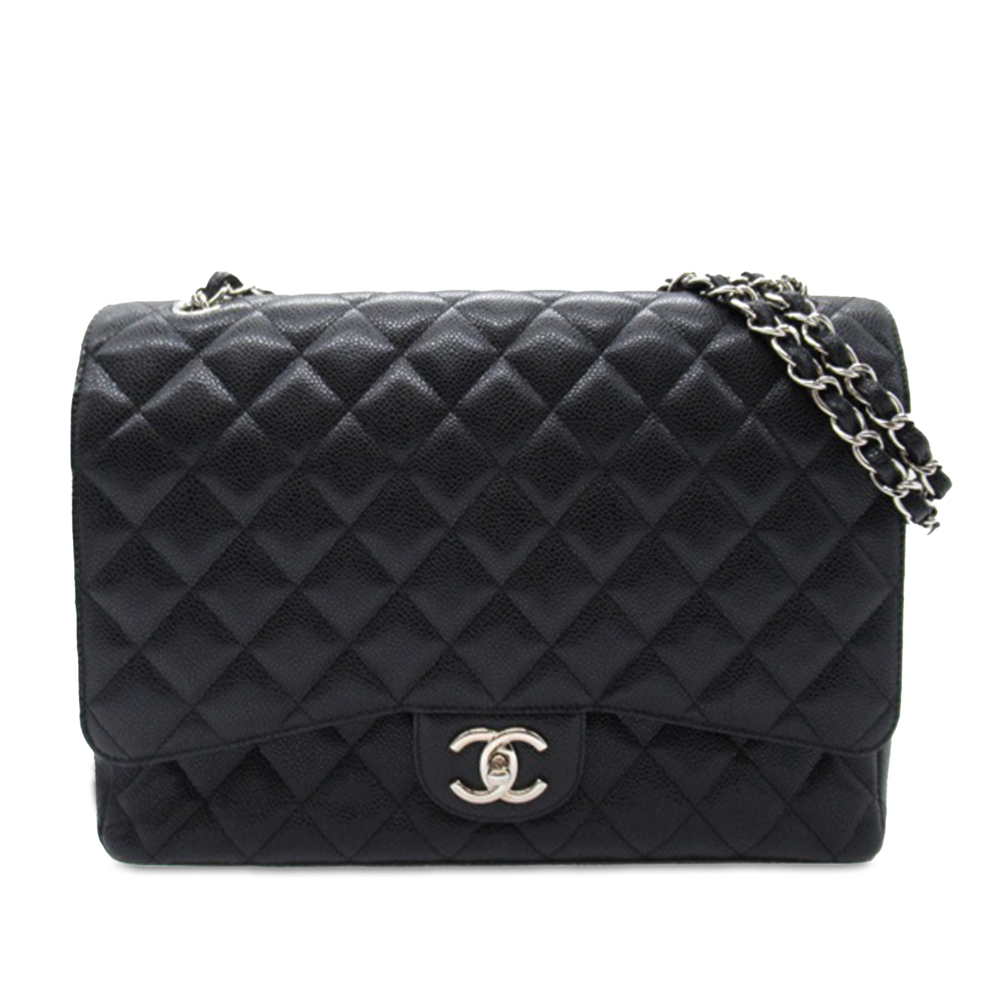 Chanel Maxi Classic Caviar Double Flap - The Boutique