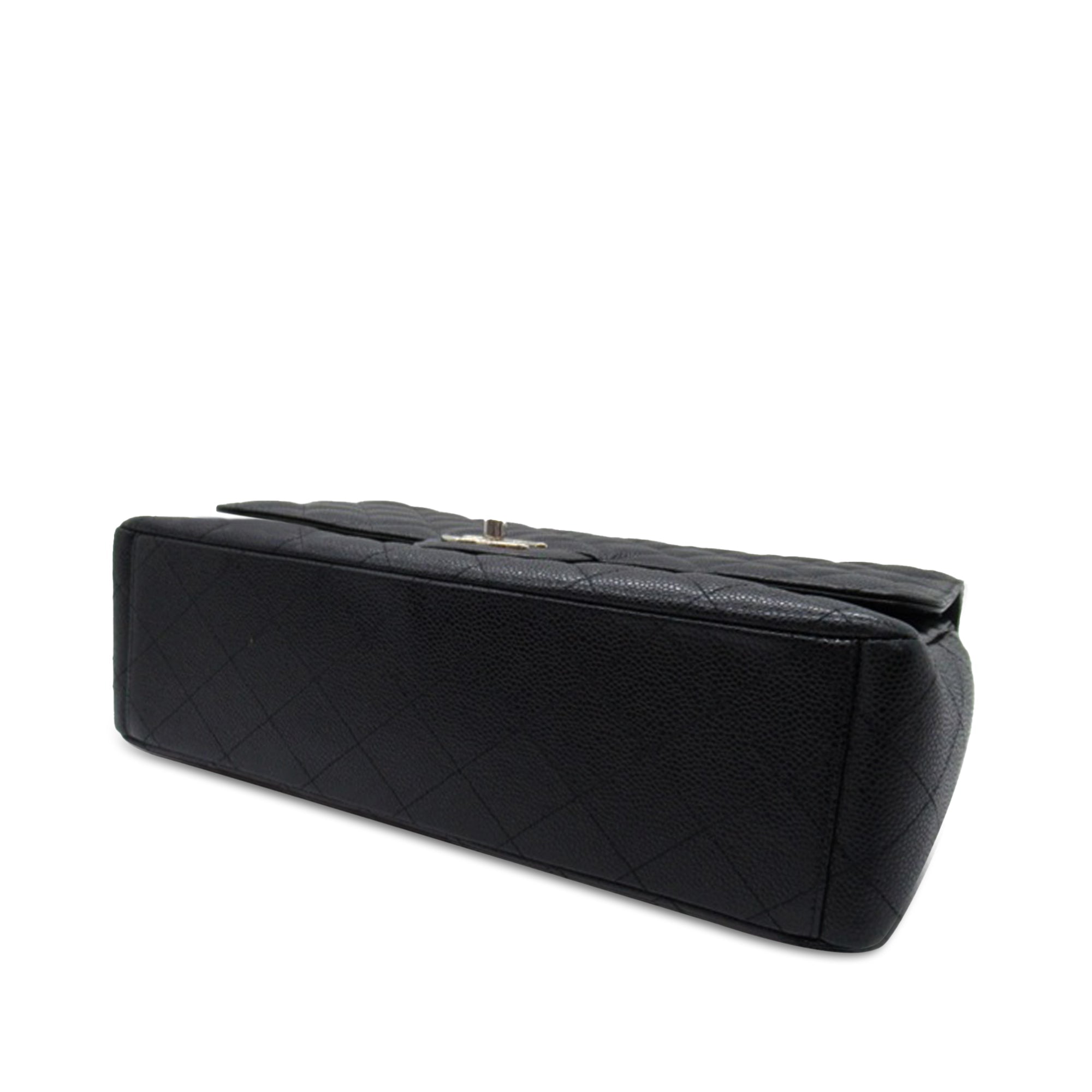 Chanel Maxi Classic Caviar Double Flap - The Boutique