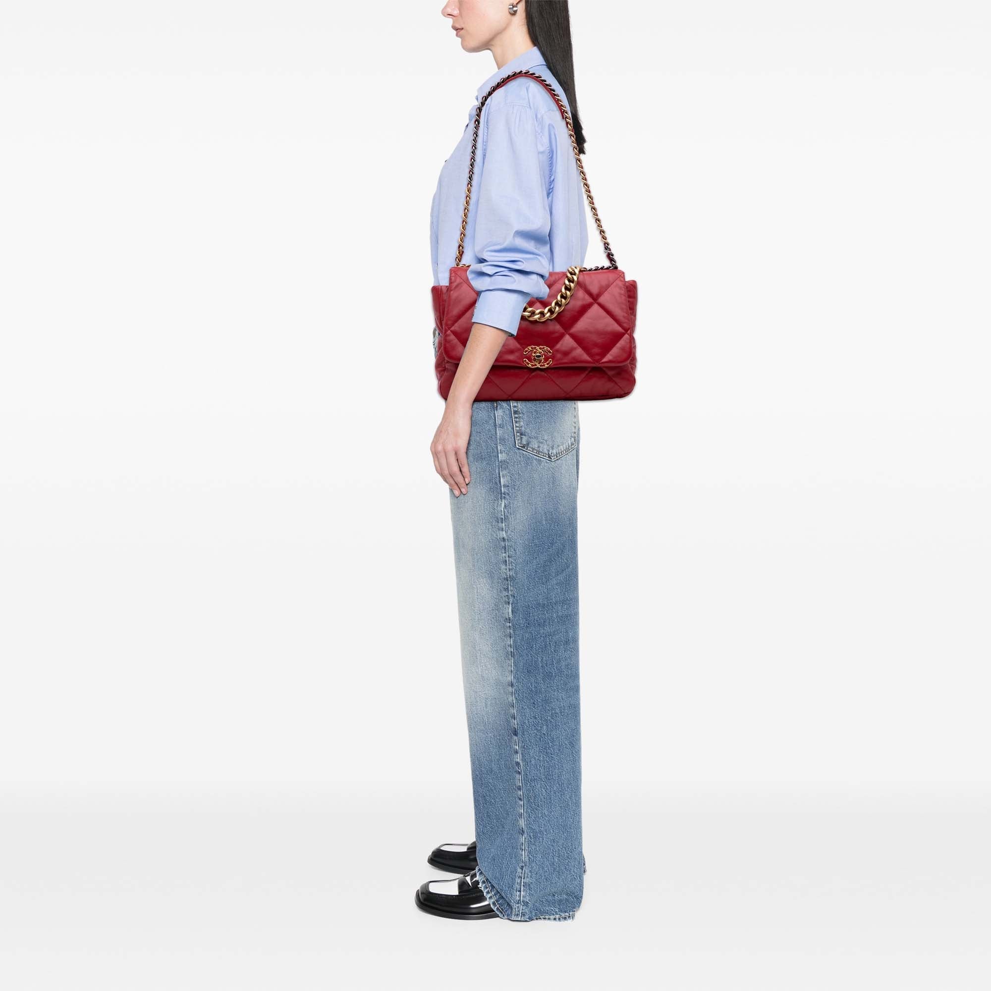 Chanel Maxi Lambskin 19 Flap - The Boutique