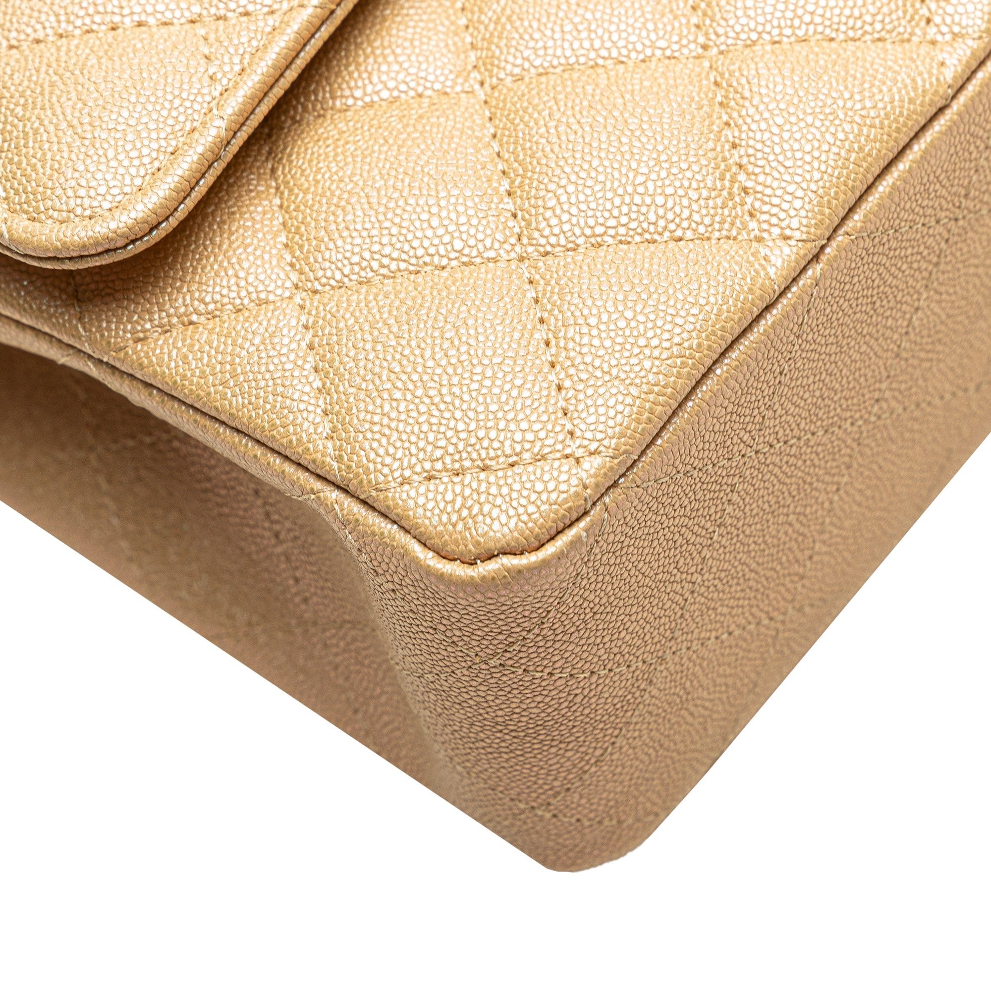 Chanel Medium Classic Iridescent Caviar Double Flap - The Boutique