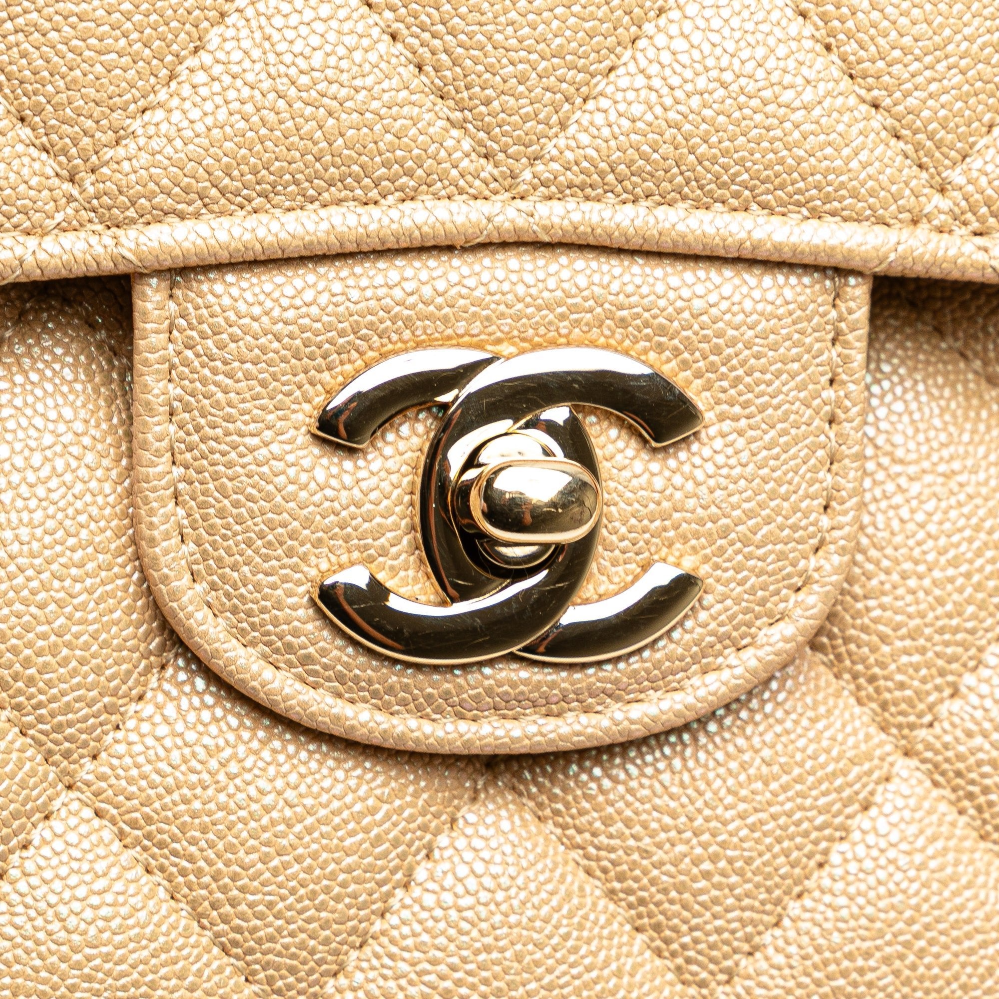 Chanel Medium Classic Iridescent Caviar Double Flap - The Boutique