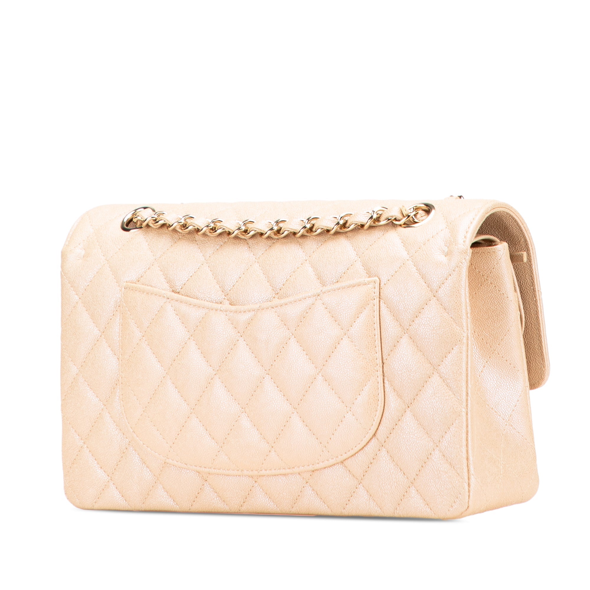 Chanel Medium Classic Iridescent Caviar Double Flap - The Boutique