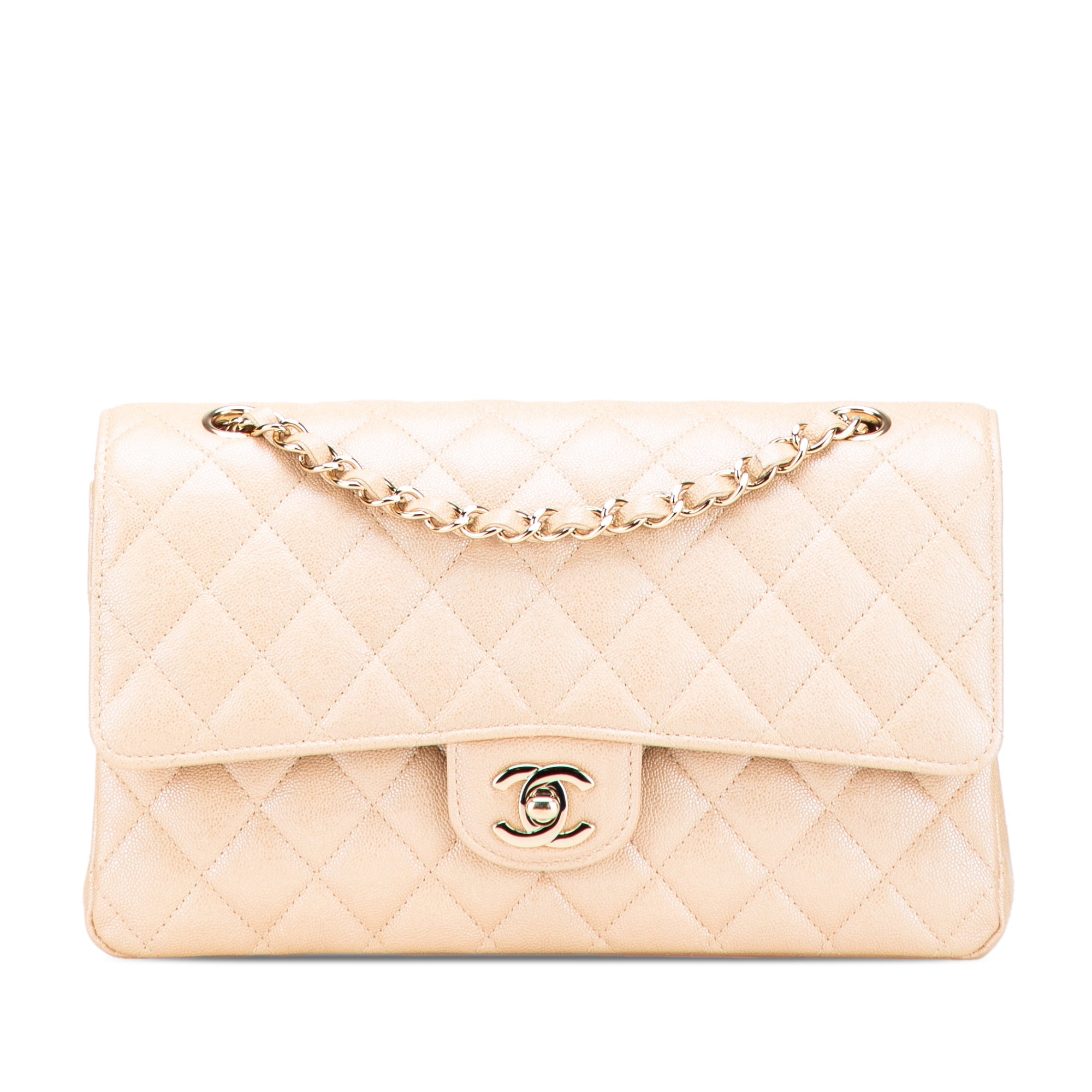 Chanel Medium Classic Iridescent Caviar Double Flap - The Boutique