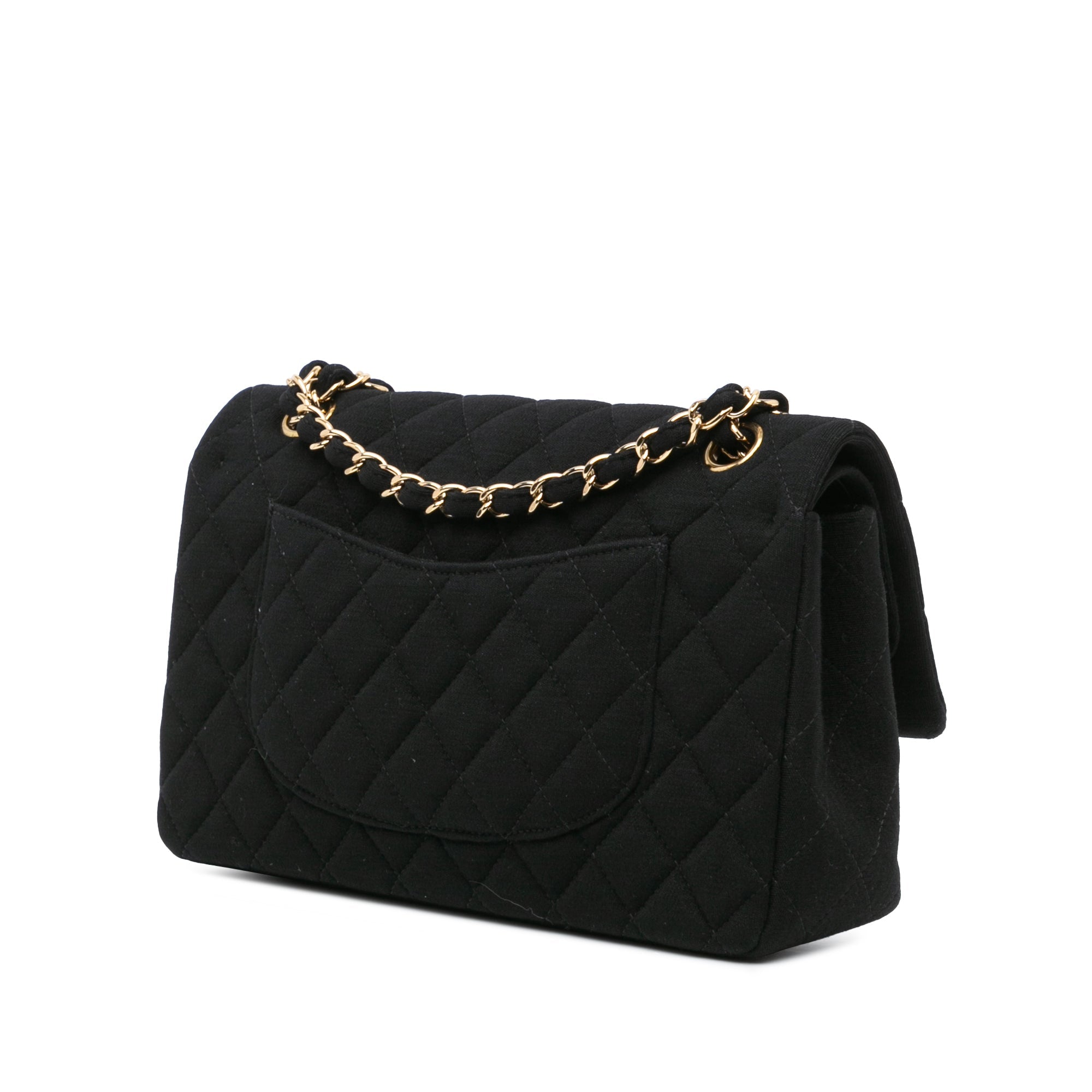 Chanel Medium Classic Jersey Double Flap - The Boutique