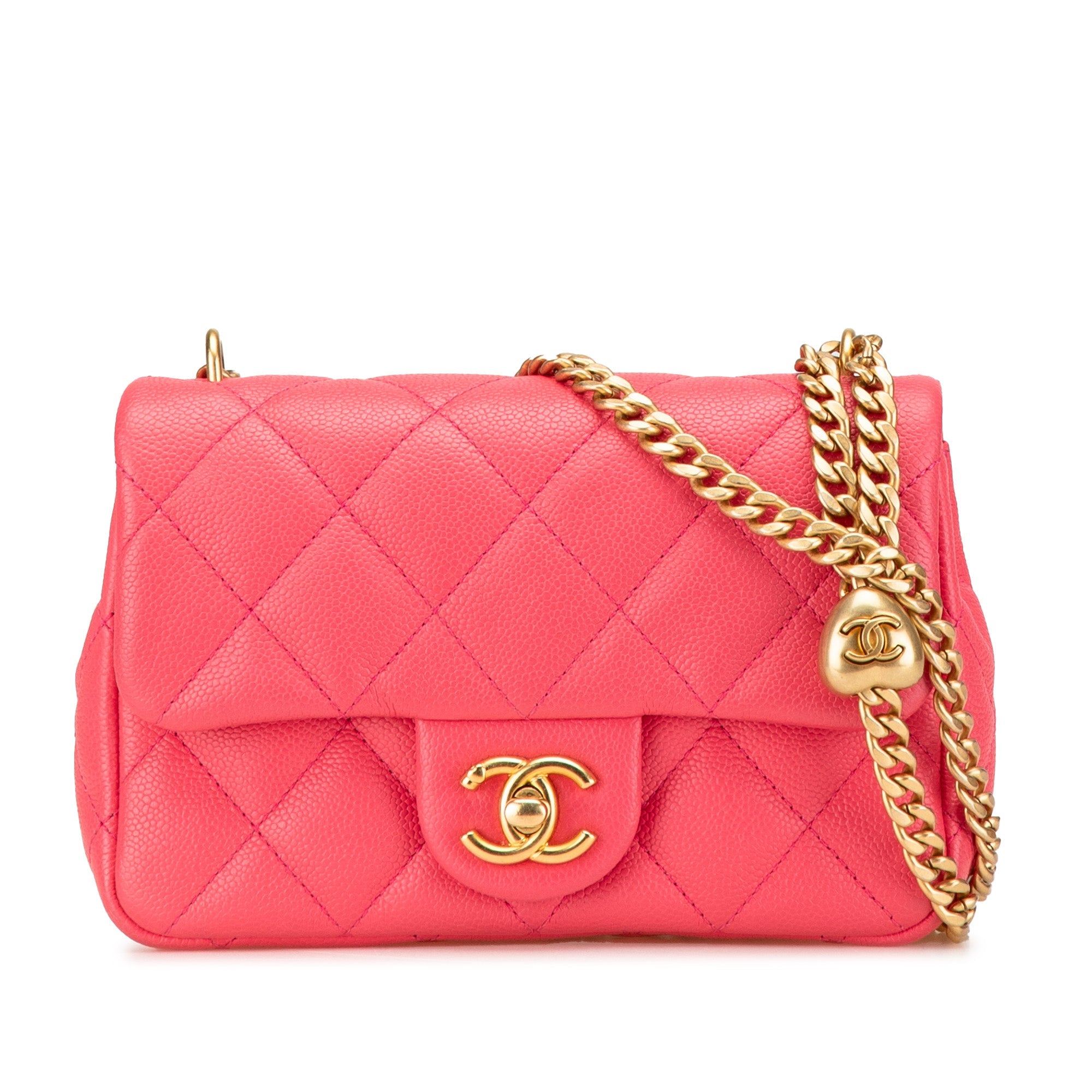 Chanel Mini Quilted Caviar Sweetheart Flap - The Boutique