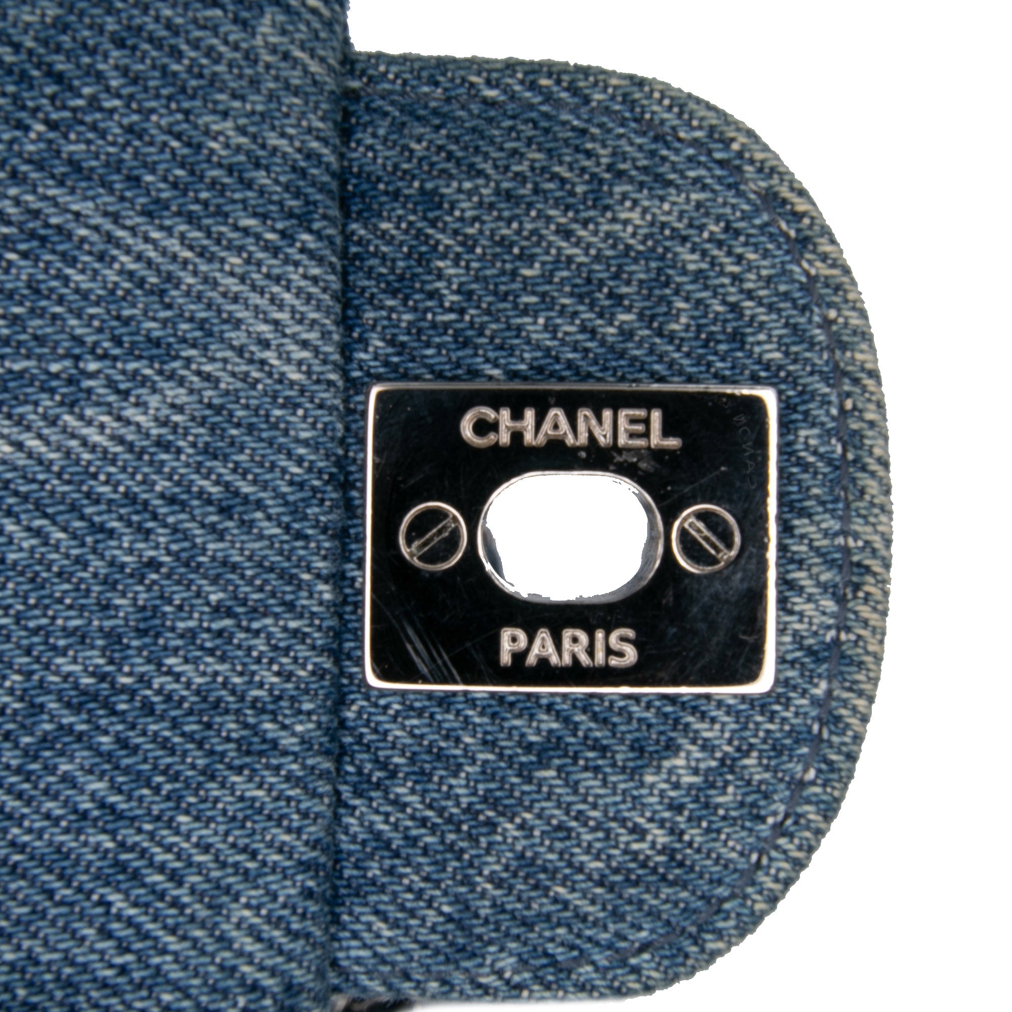 Chanel Mini Square CC Quilted Denim Single Flap - The Boutique